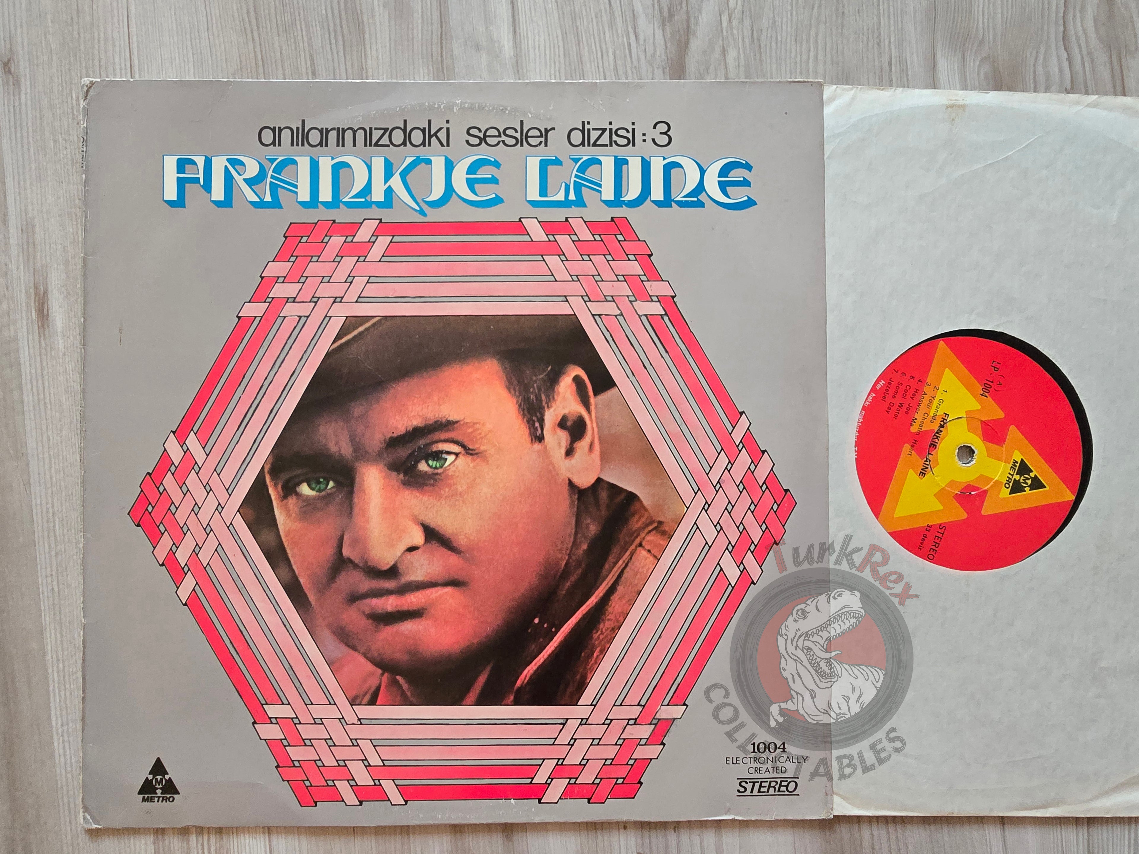 Frankie Laine – Anılarımızdaki Sesler Dizisi 3 Turkish Pressing Vinyl Turkey Edition