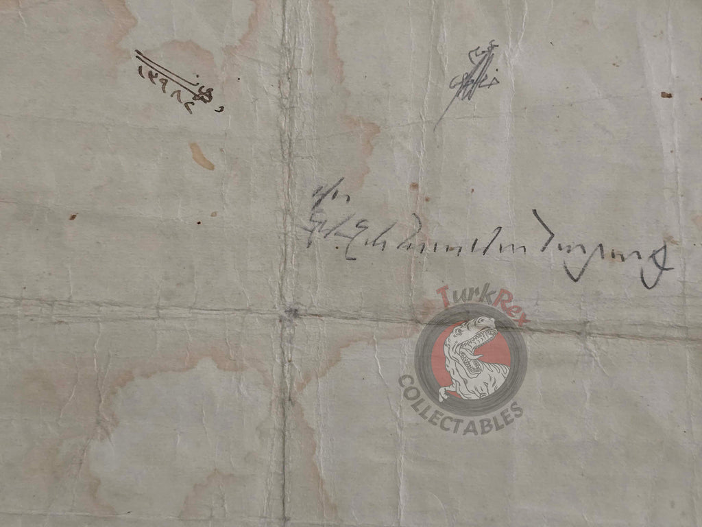 Ottoman 1907 Land Deed Field in Tokat Sofyon Title Armenian Family Armenia