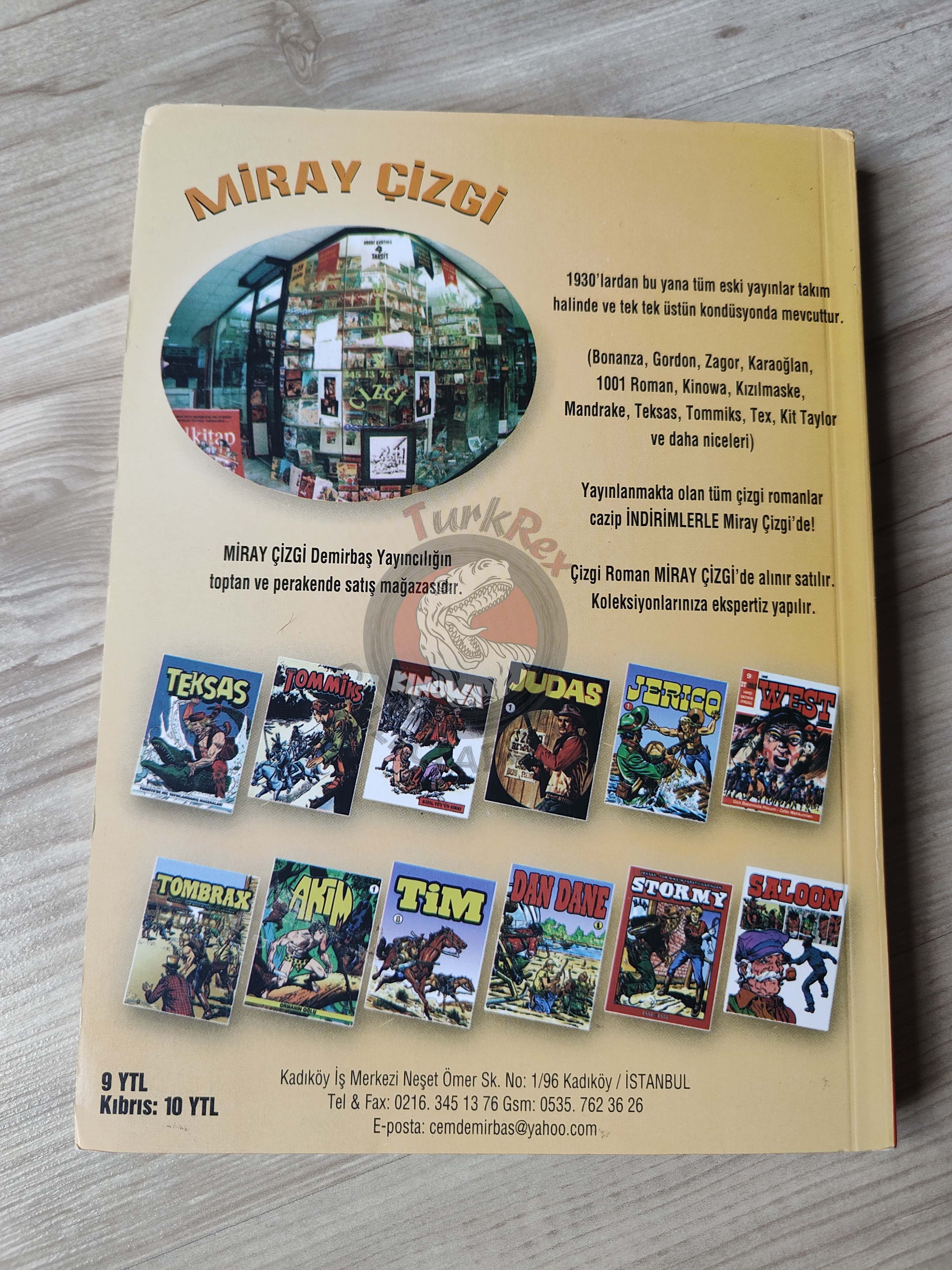 Storia del West #10 Campo Di Battaglia Turkish Comic Turkey #33 #34