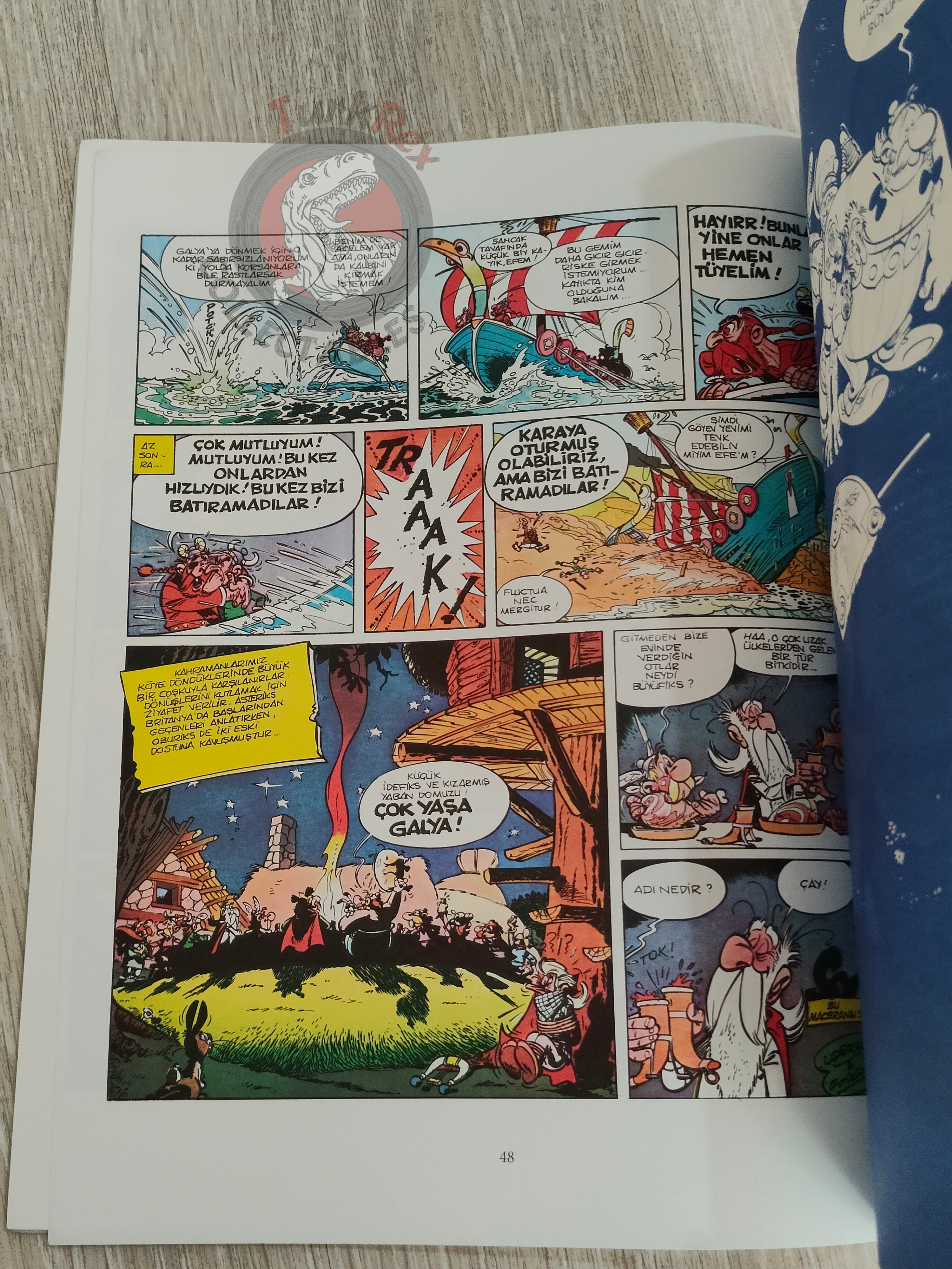 Asterix – Asterix in Britain 2000 Turkish Edition Comic Turkey