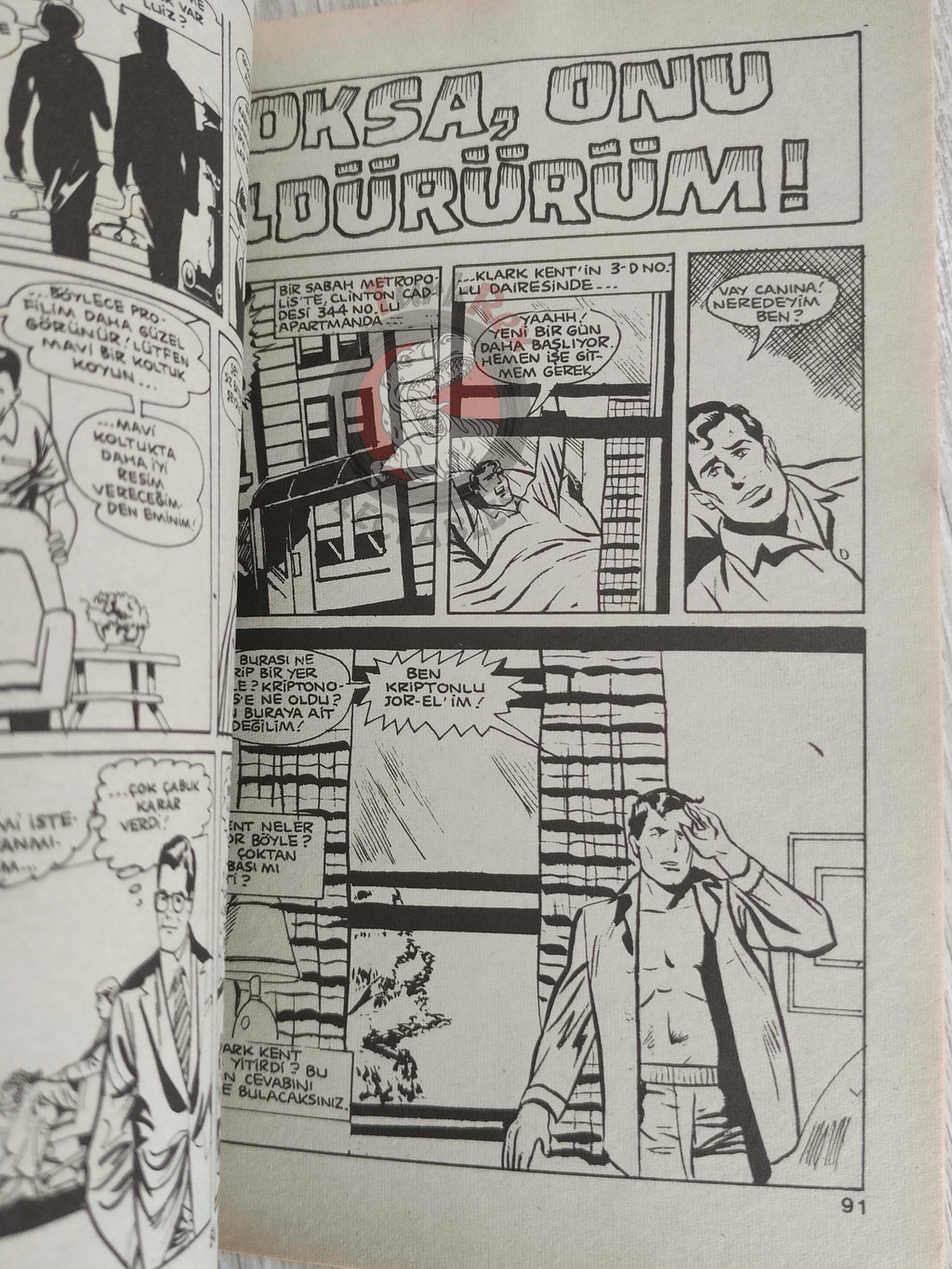 Superman Album #7 Turkish Comic Turkey Ehapa #7 #402 Super Friends #30