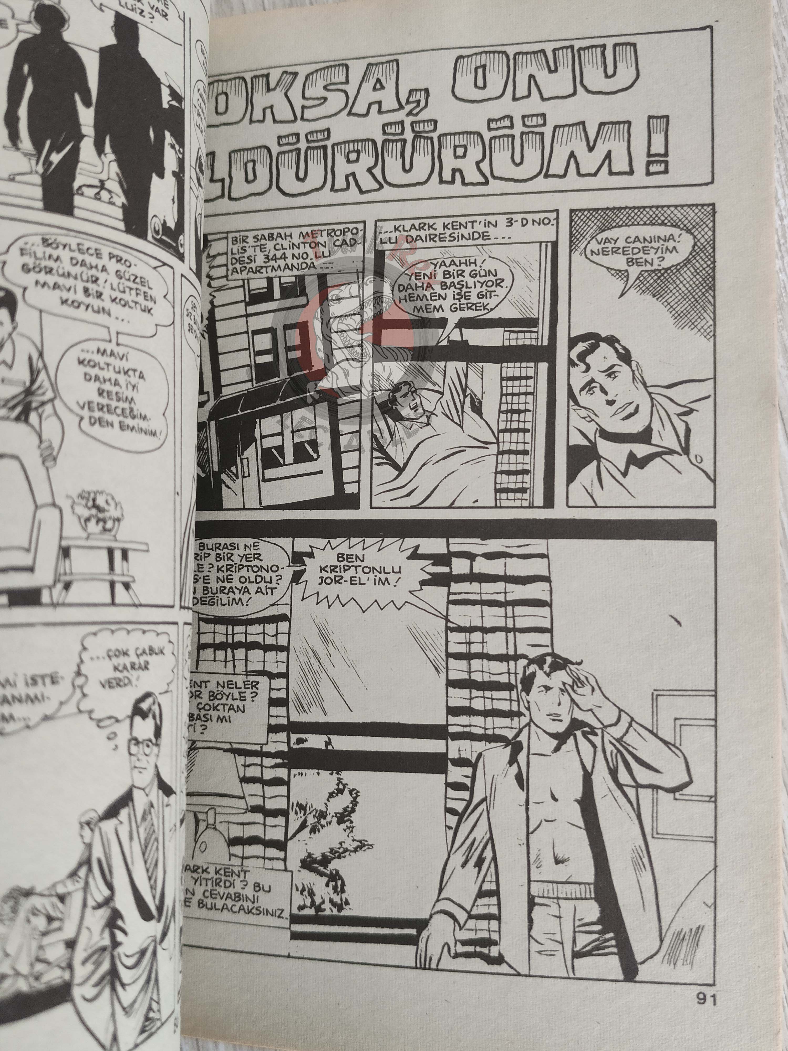 Superman Album #7 Turkish Comic Turkey Ehapa #7 #402 Super Friends #30