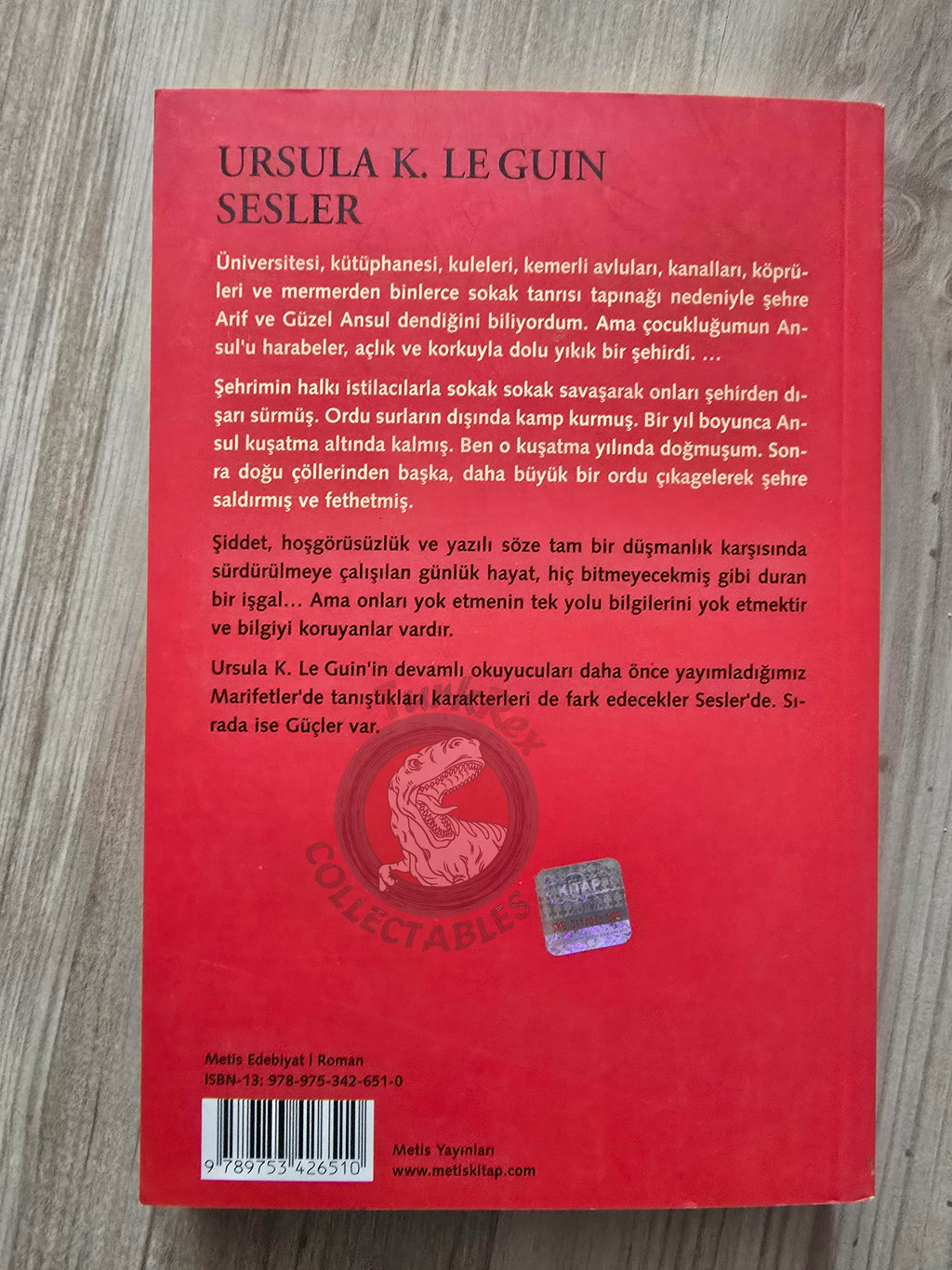 Ursula K. Le Guin – Voices 2009 Turkish Book Turkey
