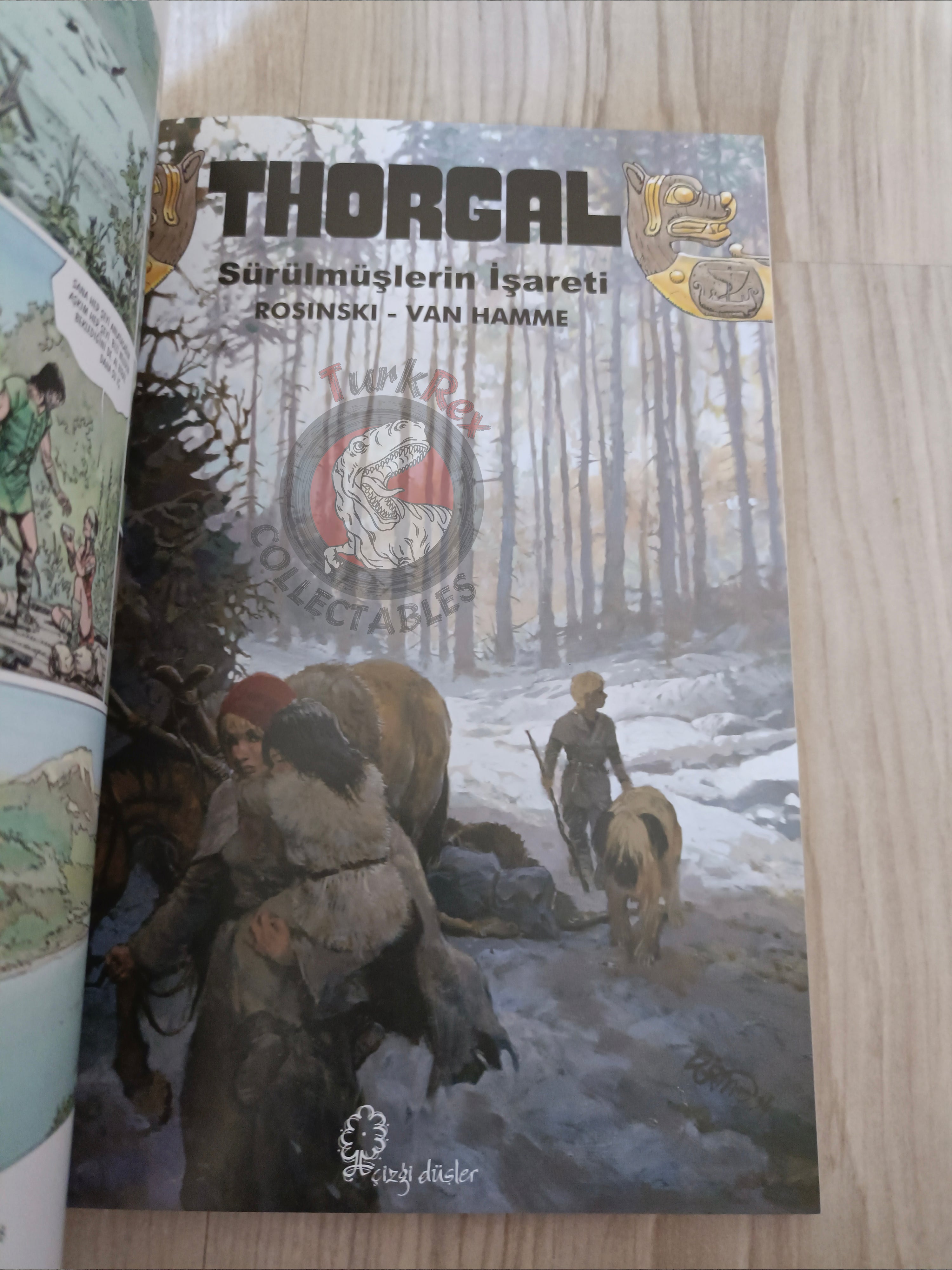 Thorgal Vol #5 La Couronne d'Ogotai Turkish Comic Turkey #19 #20 #21