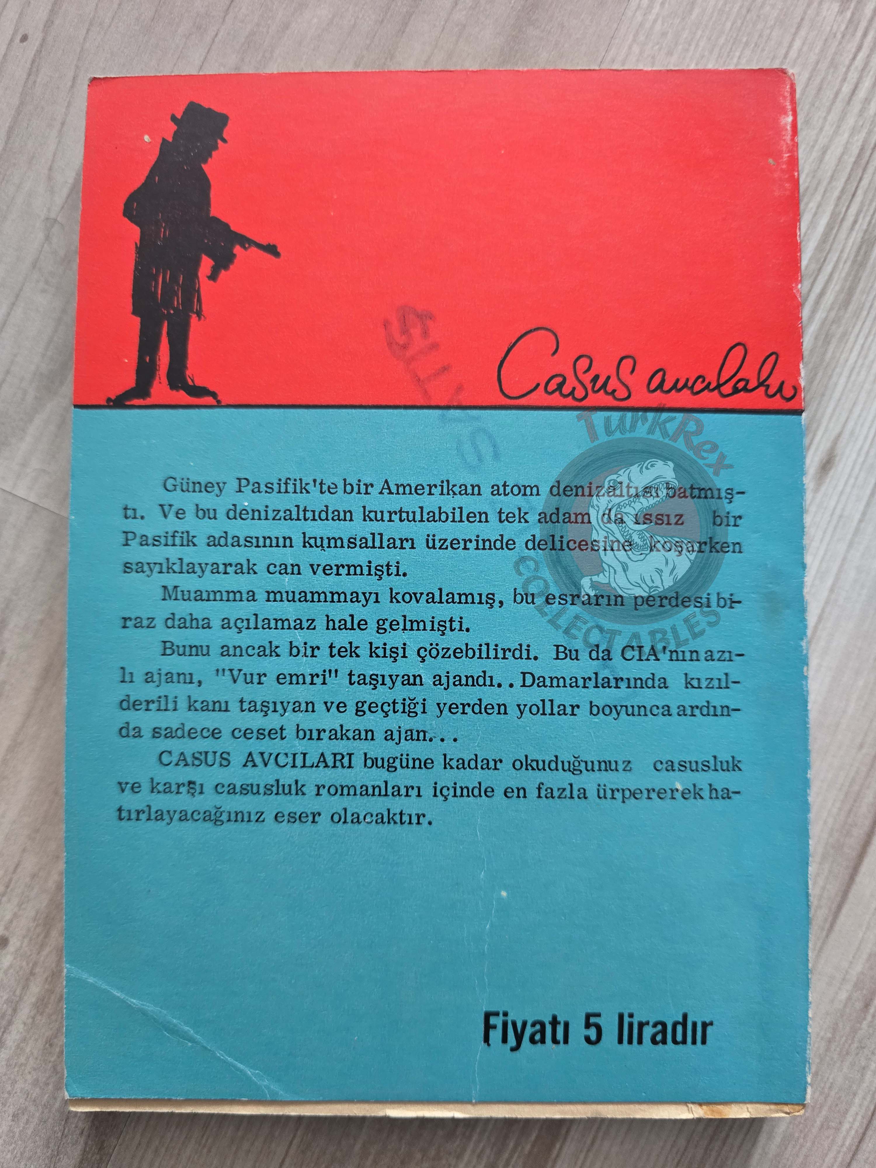 Edward Aarons – Sam Durell Assignment Black Viking 1967 1st Turkish Book Turkey