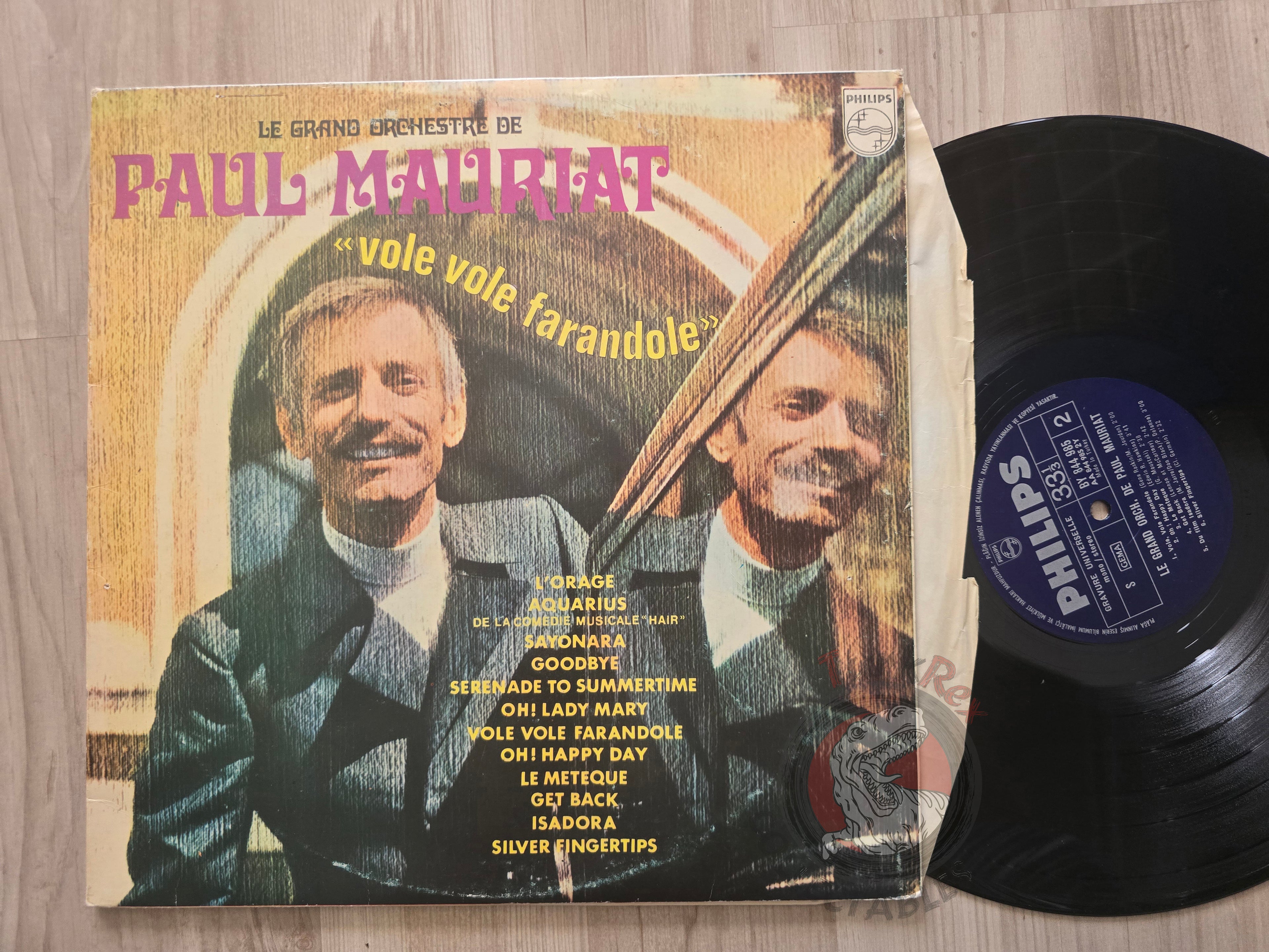 Paul Mauriat – Vole Vole Farandole Turkish Pressing Vinyl Turkey Edition