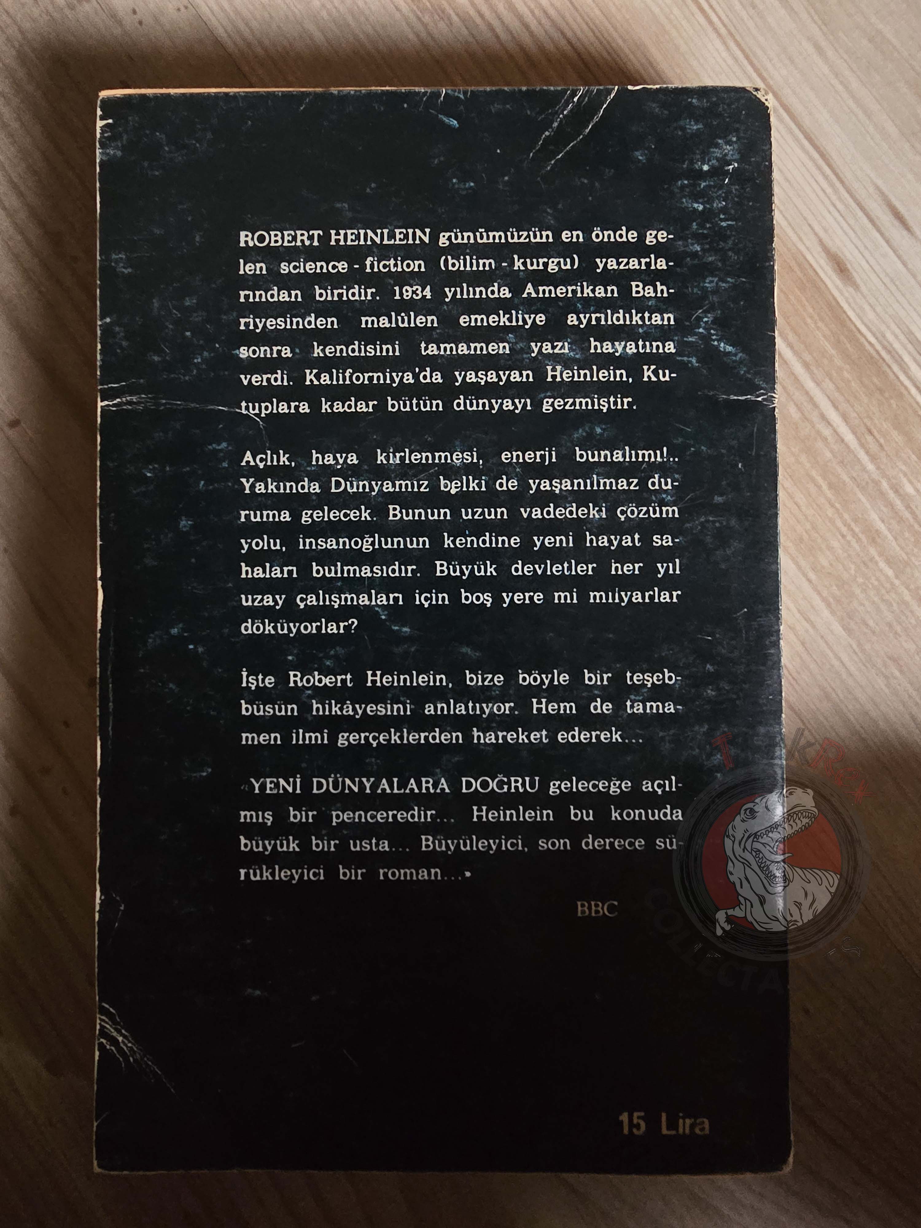 Robert A. Heinlein – Farmer in the Sky / Satellite Scout 1974 1st Turkish Book Turkey