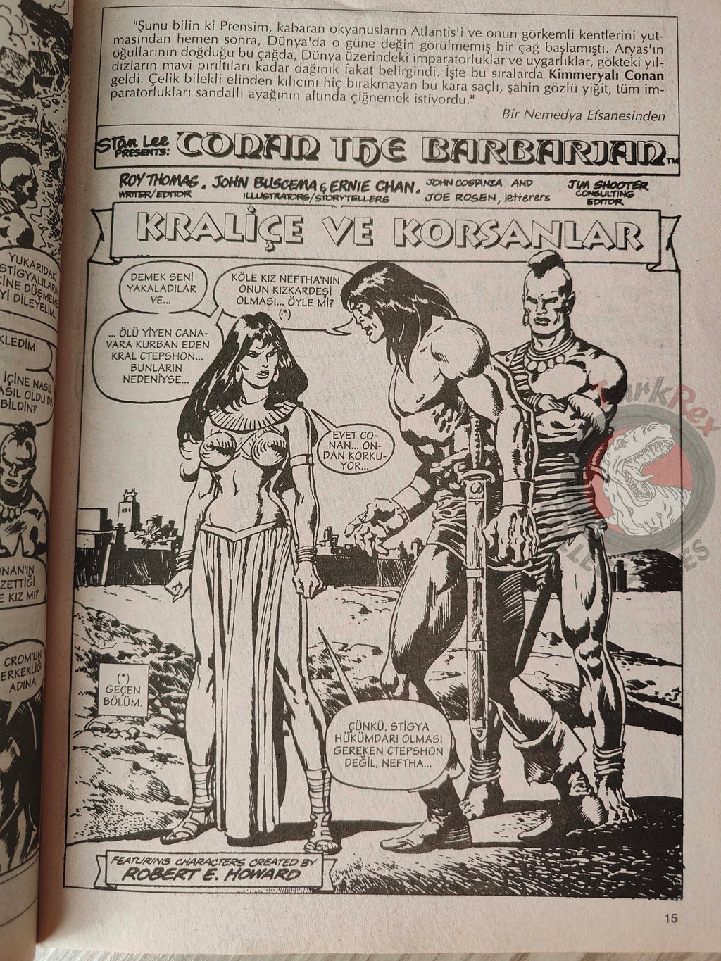 Conan The Barbarian #9 2001 Turkish Comic Turkey #88 #89 #90 #91