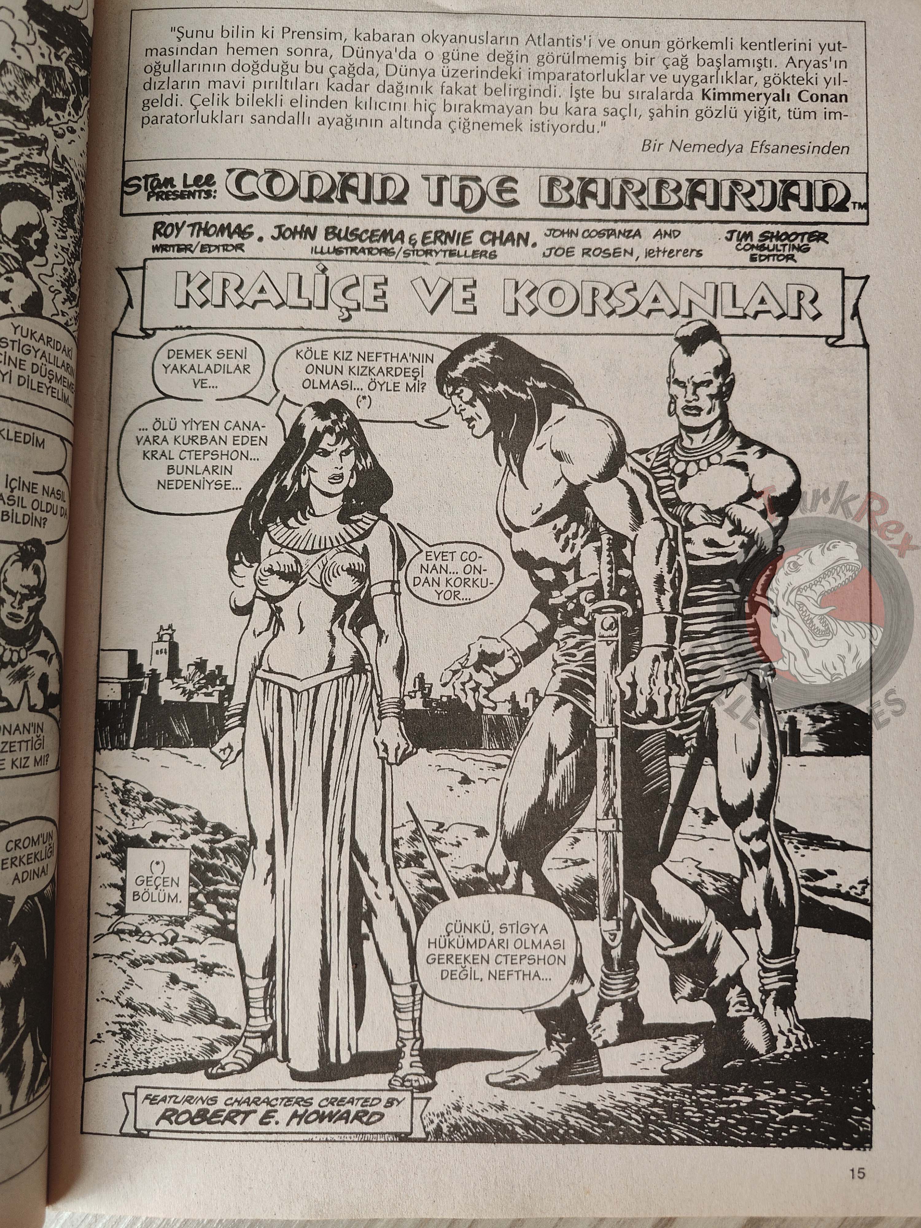 Conan The Barbarian #9 2001 Turkish Comic Turkey #88 #89 #90 #91