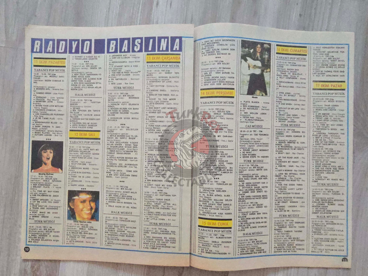 Hey Music World 1982 Deborah Harry Turkish Mag Turkey Blondie Trio Kim Wilde Aretha Frankin