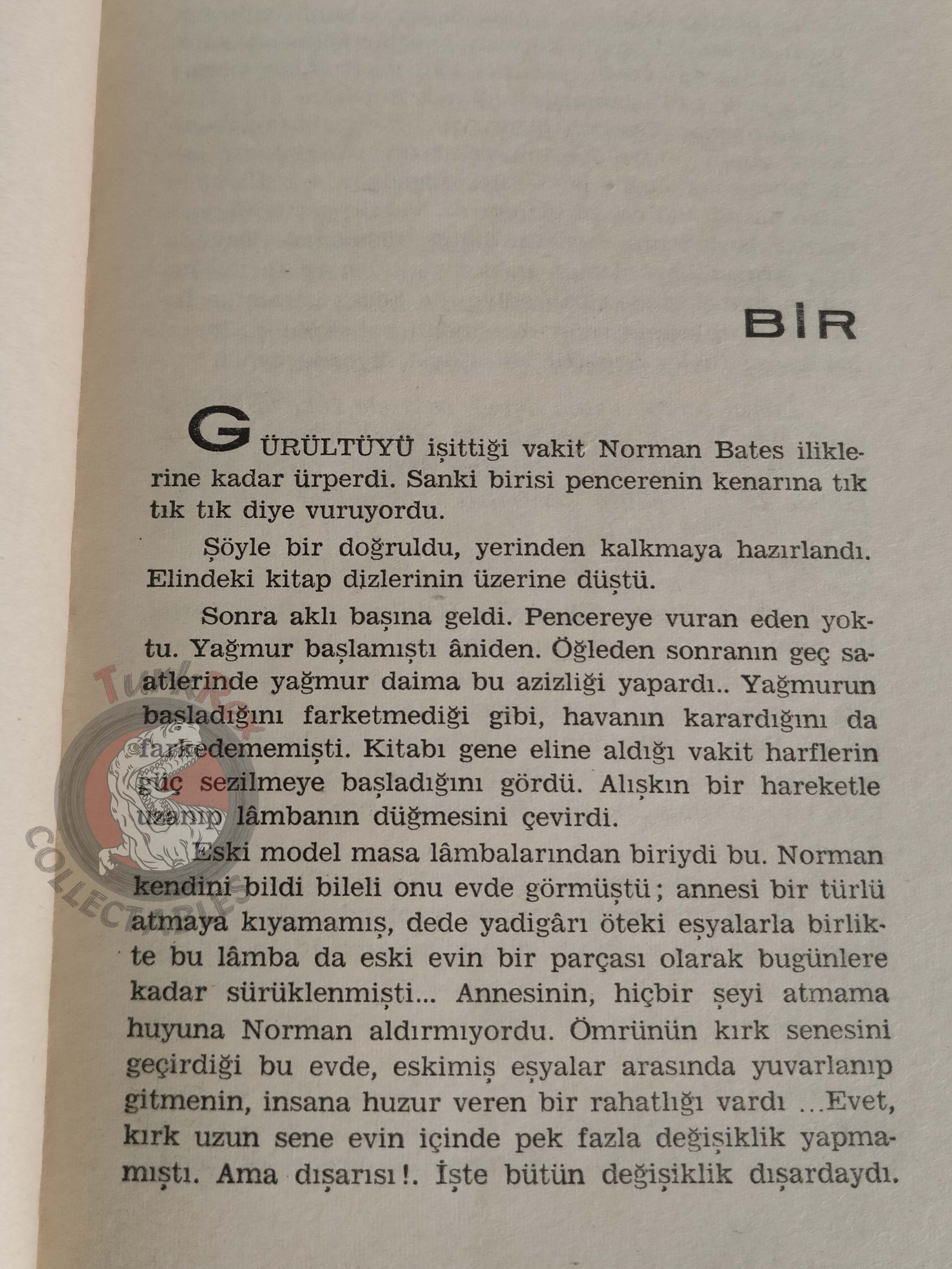 Robert Bloch – Psycho 1962 1st Turkish Book Turkey Alfred Hitchcock