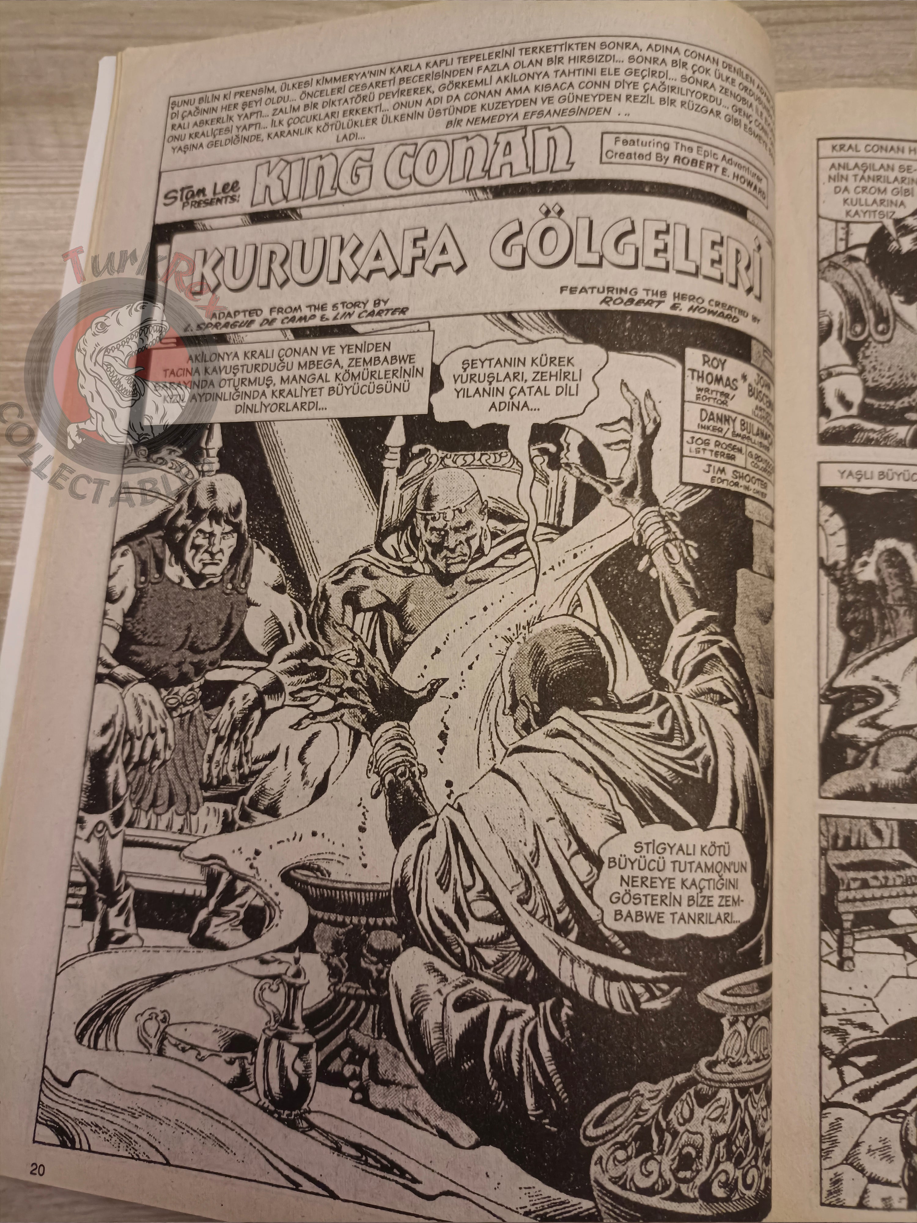 Kral Conan #18 King Conan #3 #4 #5 Turkish Comic Turkey SSOC #12