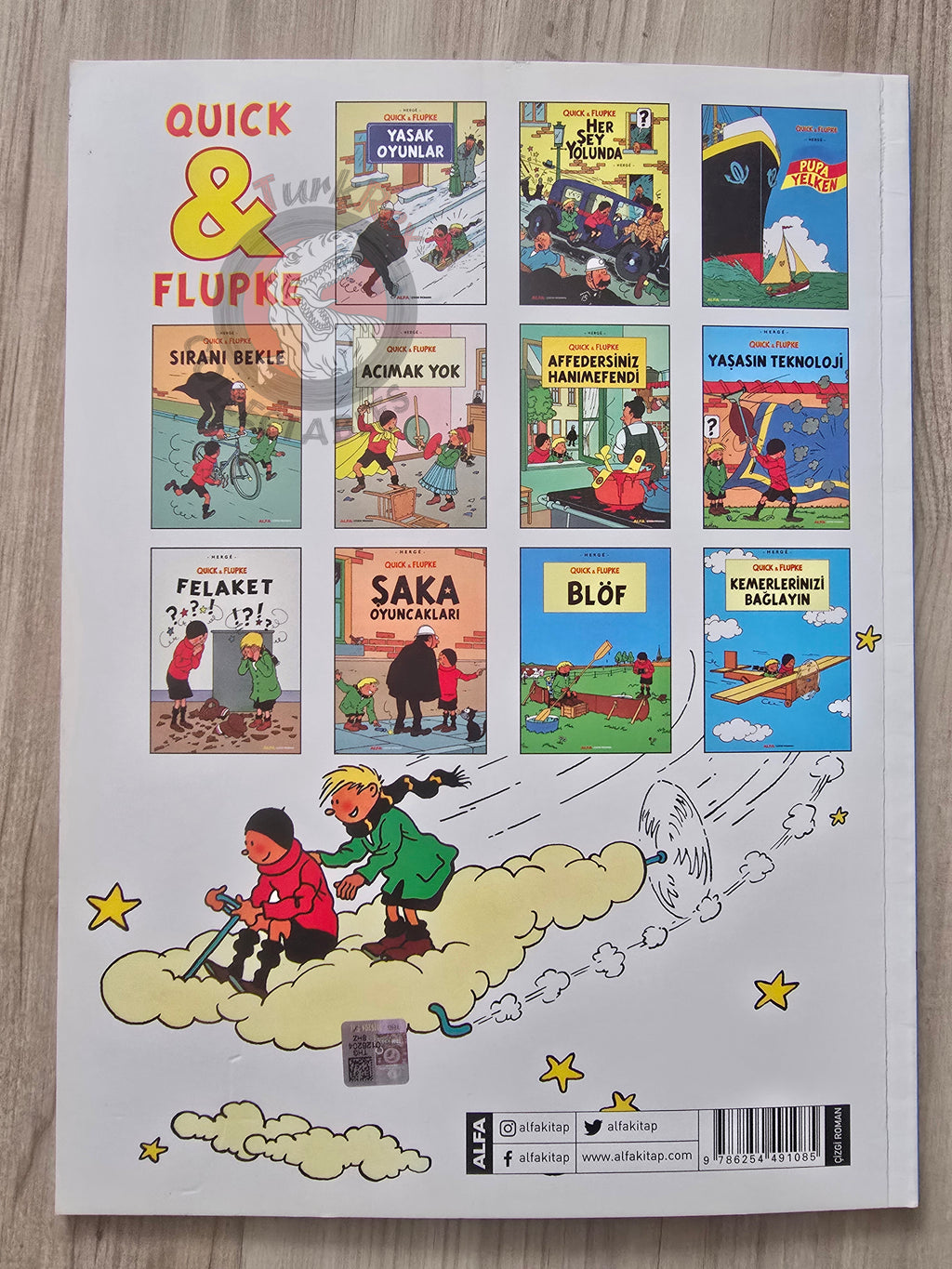 Quick & Flupke #4 Toutes Voiles Dehors Turkish Comic Turkey Hergé