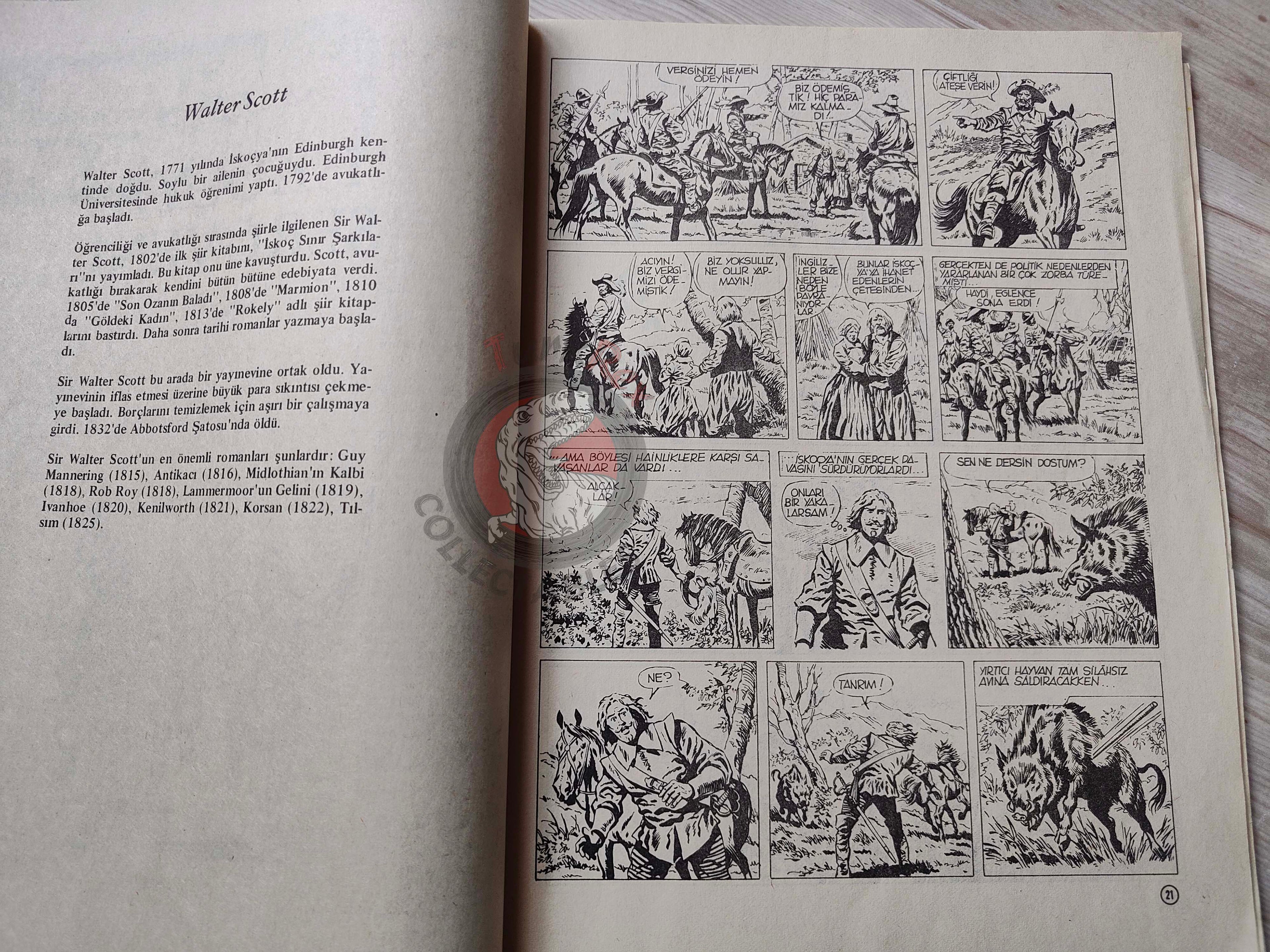 Milliyet Çocuk #20 1979 Turkish Comic Turkey Joyas Literarias Juveniles #74 Walter Scott