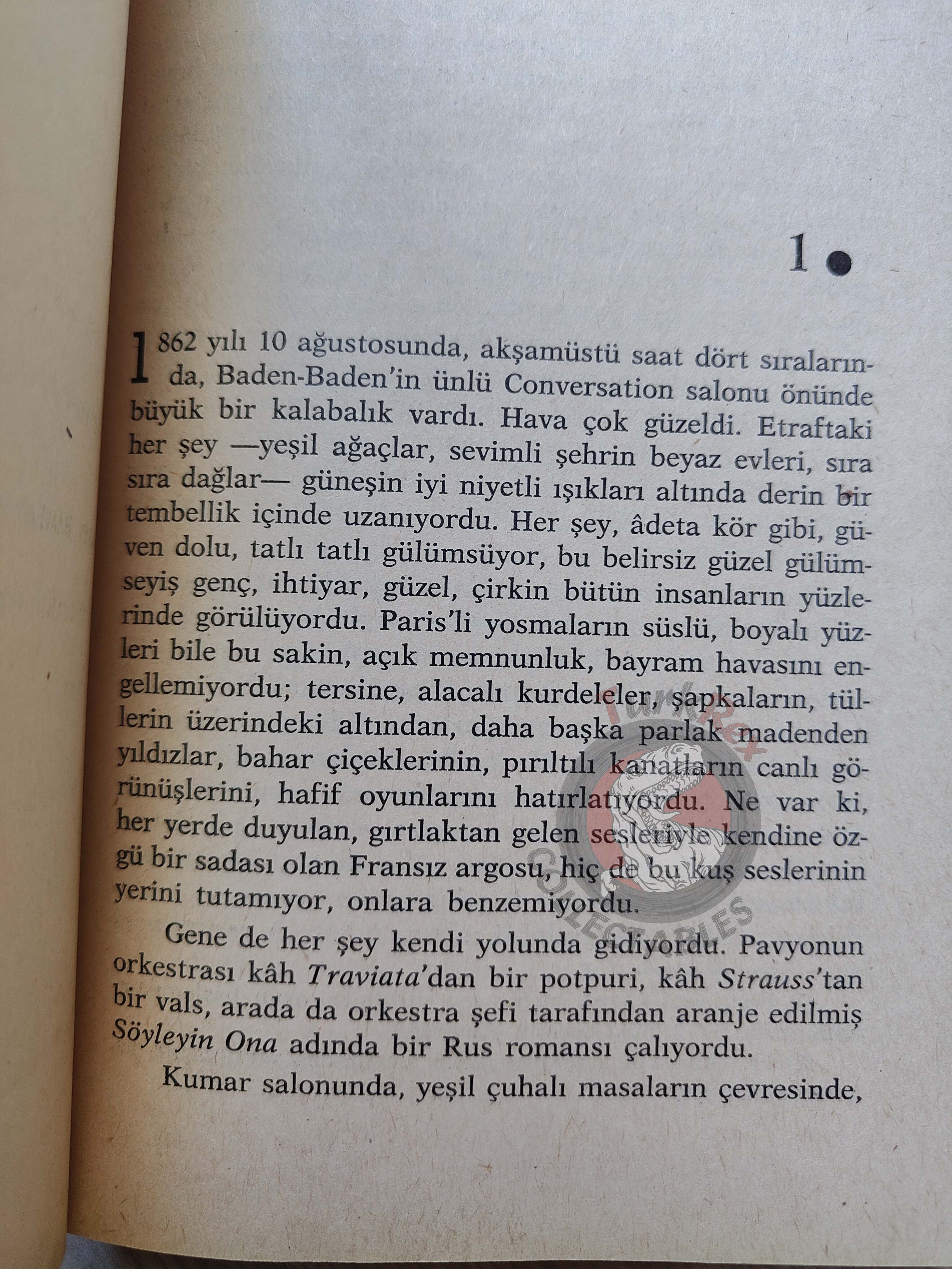 Ivan Turgenev – Smoke 1972 Turkish Book Turkey