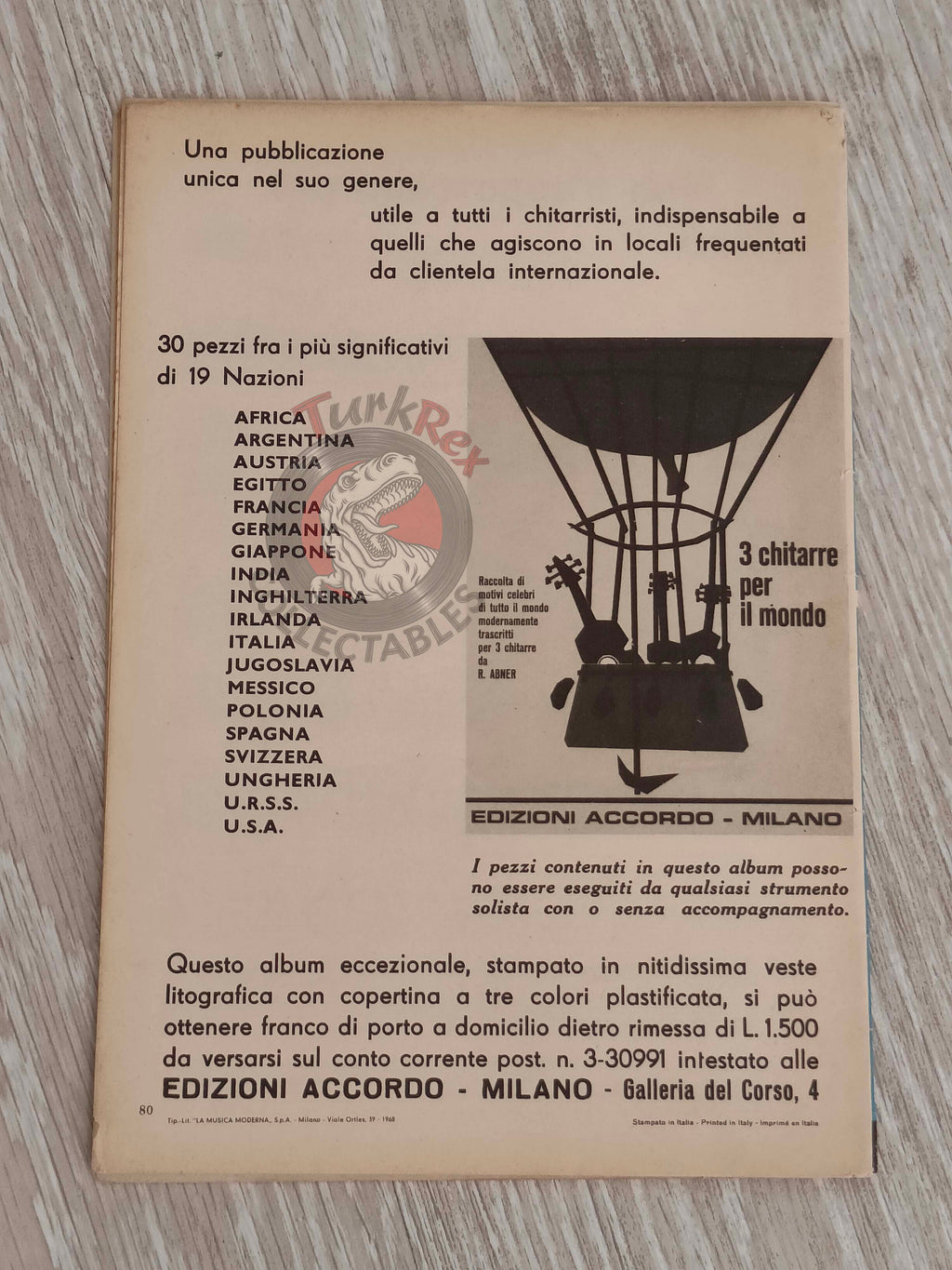 Shirley Bassey –  È Giorno Italian Vintage Musical Notes Sheet Italy Robertino