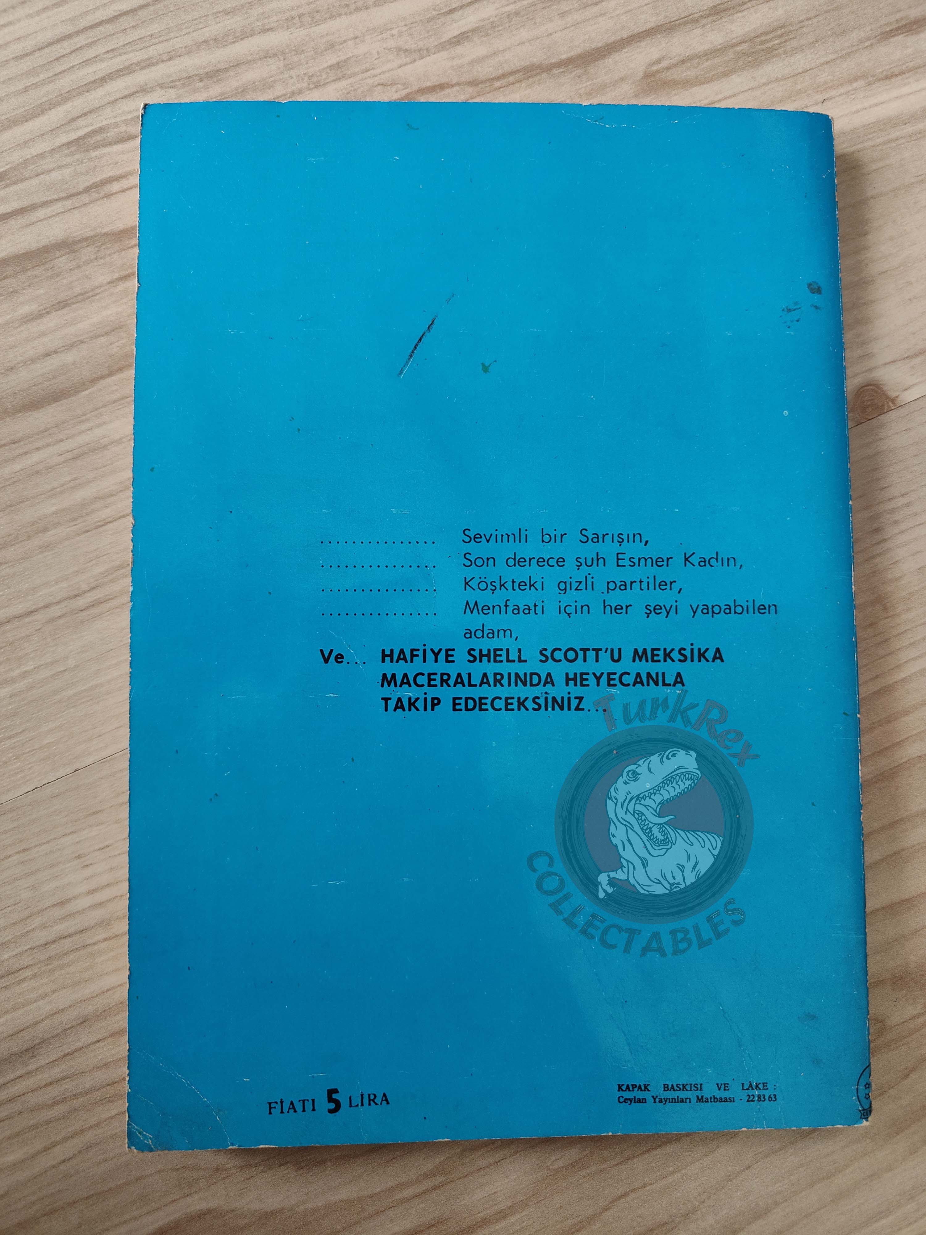 Richard S. Prather – Shell Scott Pattern for Panic 1964 Turkish Book Turkey