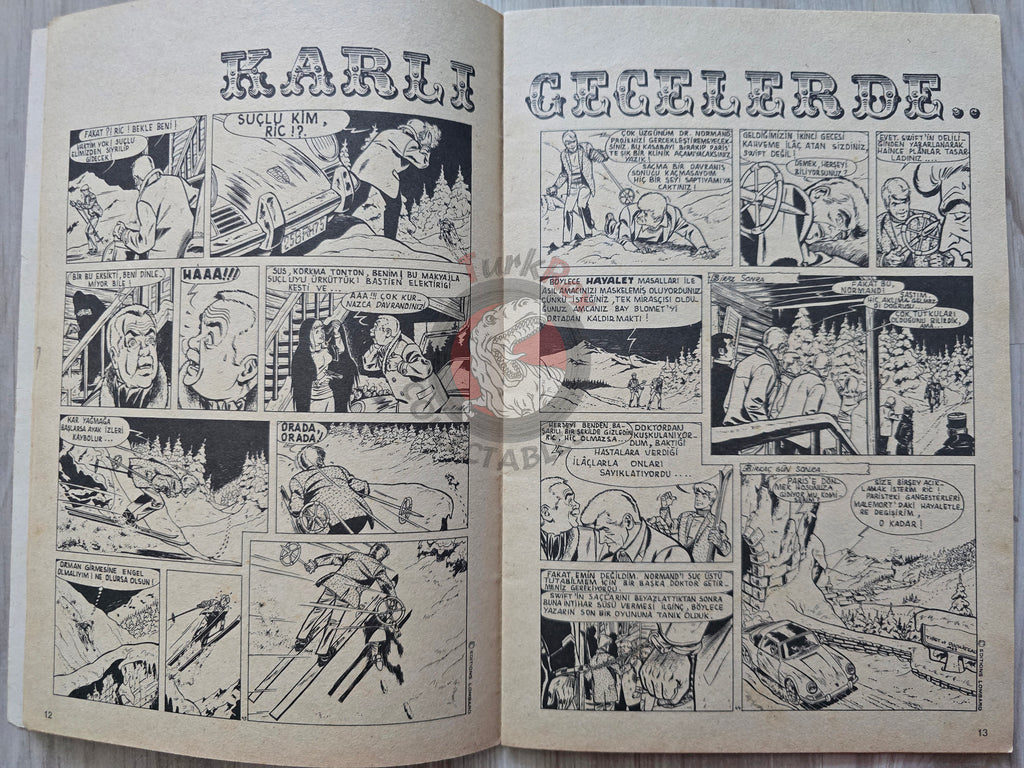 Çocuk Yuvası Magazine 1974 Sesame Street Dan Cooper Ric Hochet Turkish Comic Turkey