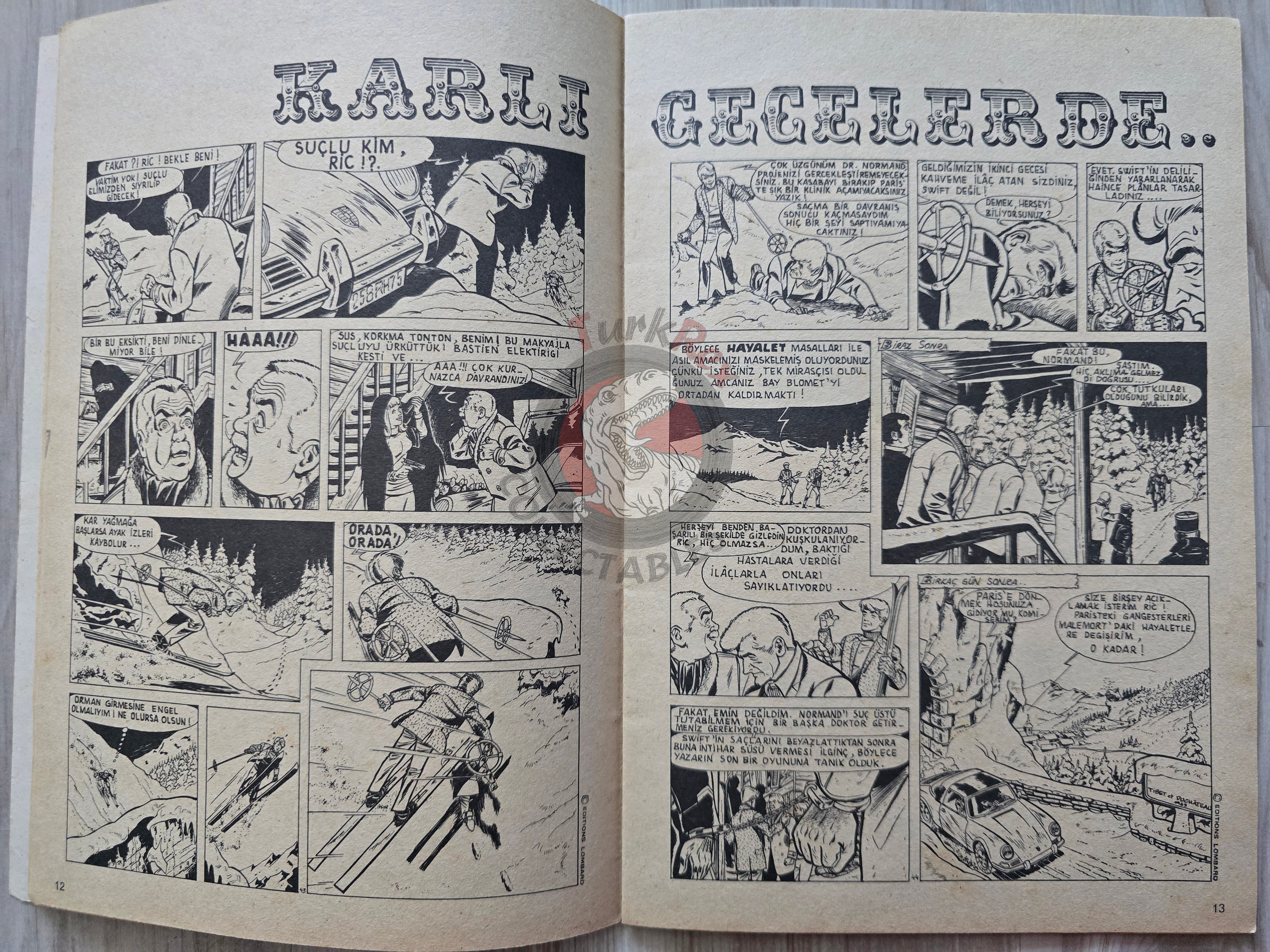 Çocuk Yuvası Magazine 1974 Sesame Street Dan Cooper Ric Hochet Turkish Comic Turkey