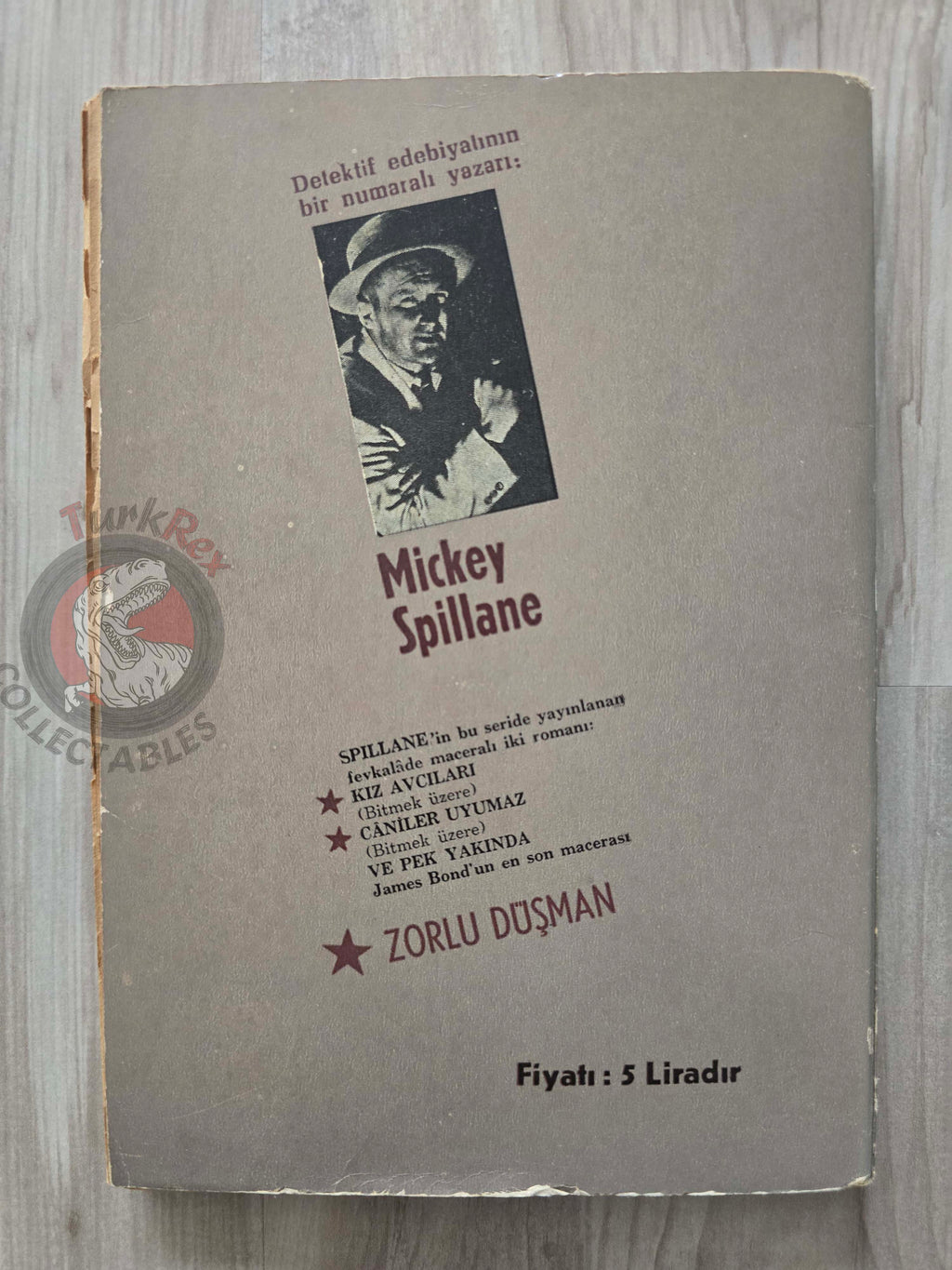 Mickey Spillane – The Snake 1966 1st Turkish Book Turkey Mike Hammer