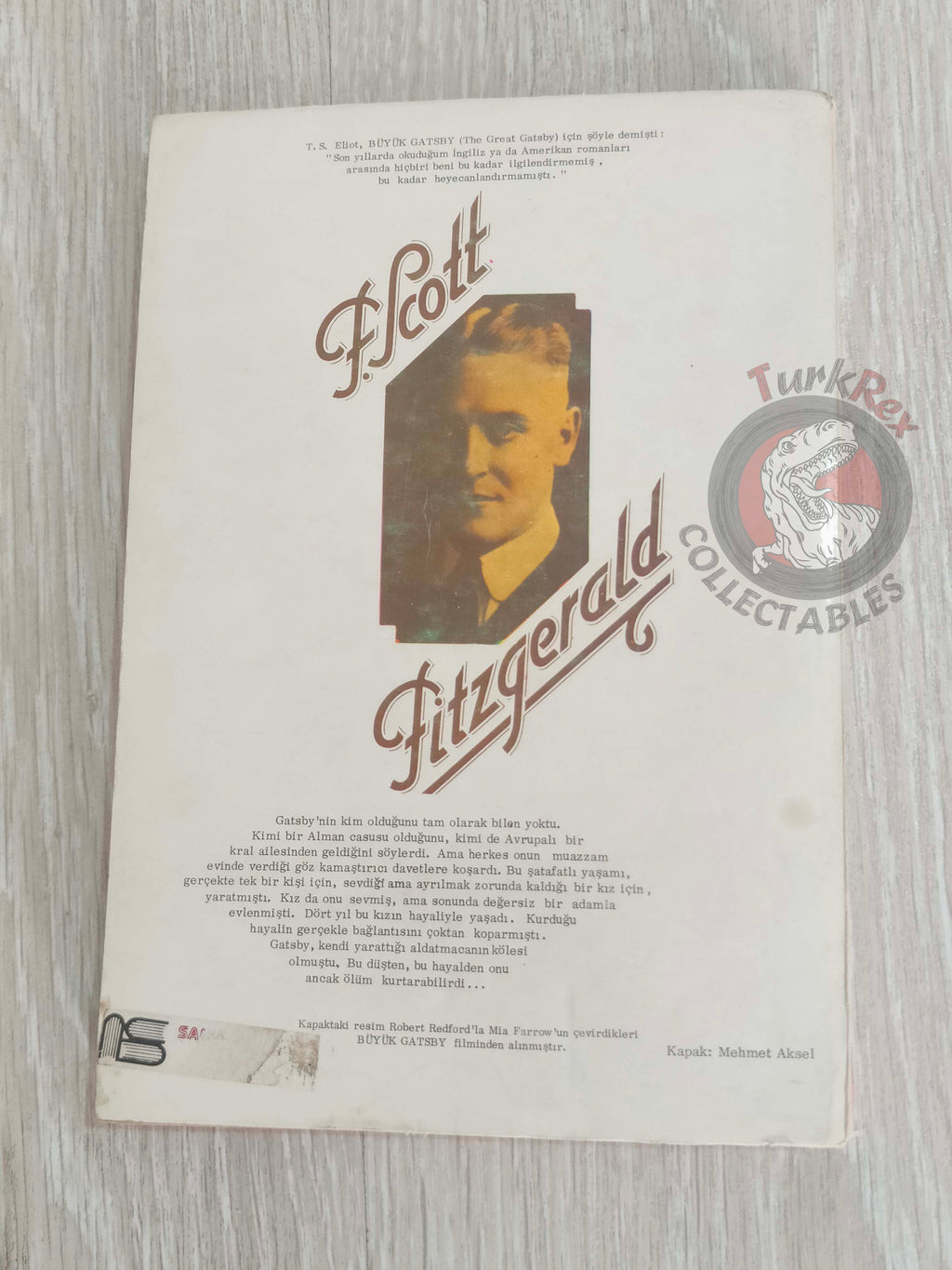 F. Scott Fitzgerald  – The Great Gatsby 1975 Turkish Book Turkey