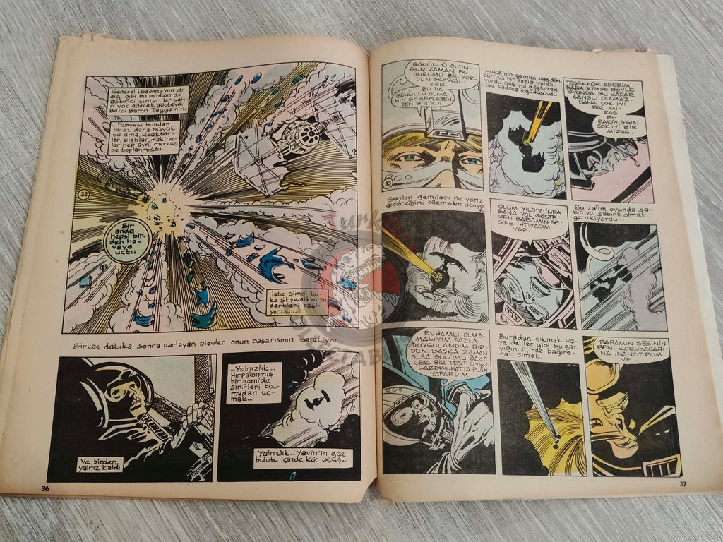 Tercüman Çocuk #33 1982 Turkish Comic Turkey Superman Star Wars #26 The Flintstones Thorgal