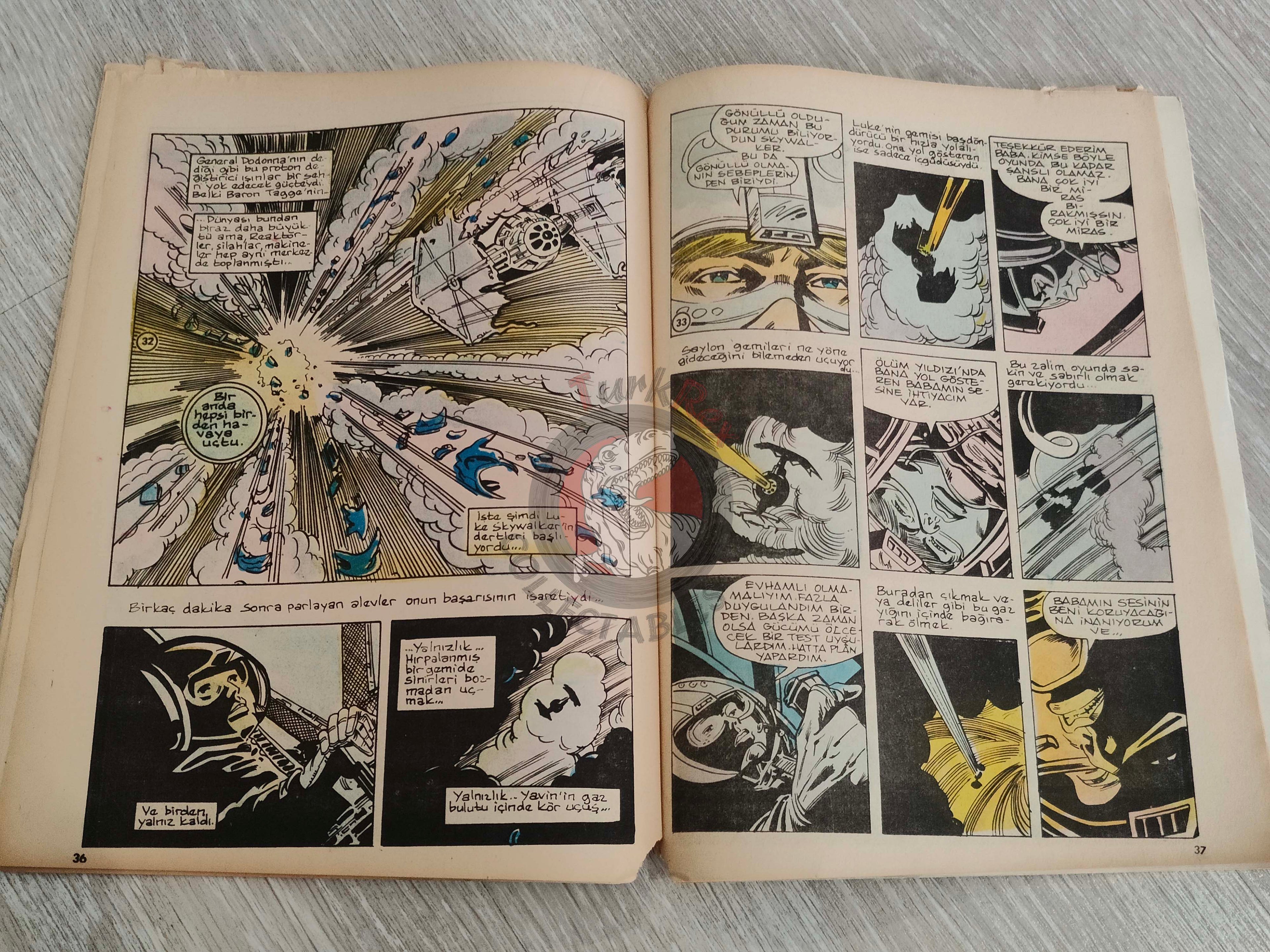 Tercüman Çocuk #33 1982 Turkish Comic Turkey Superman Star Wars #26 The Flintstones Thorgal