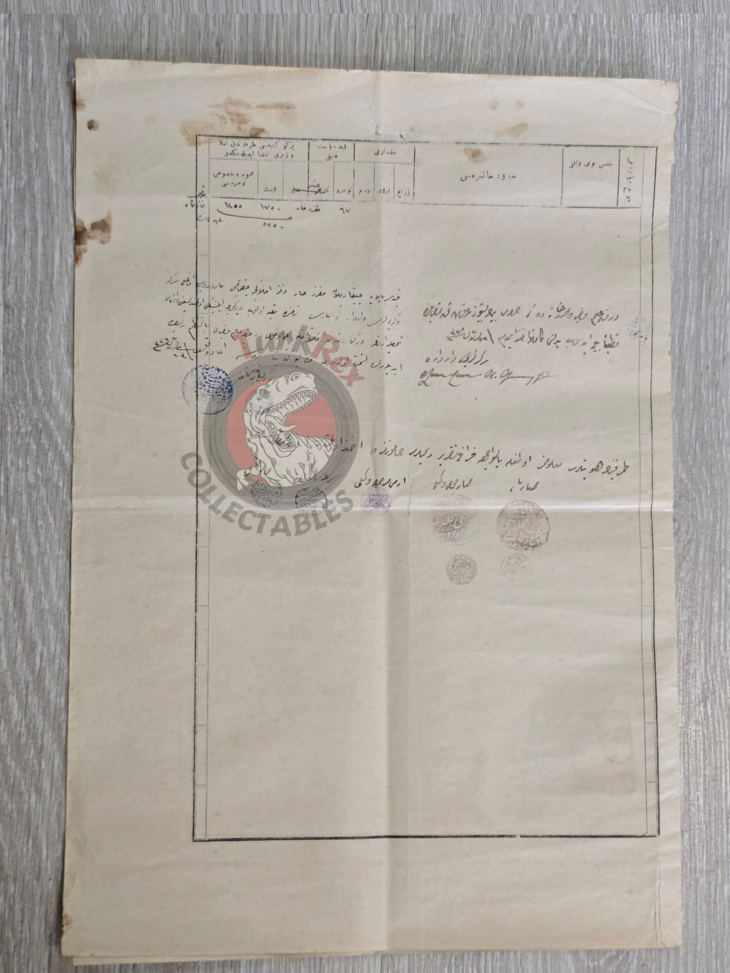 Ottoman 1912 Land Deed House in Manisa Kırkağaç Armenian Quarter Title Deed Armenia