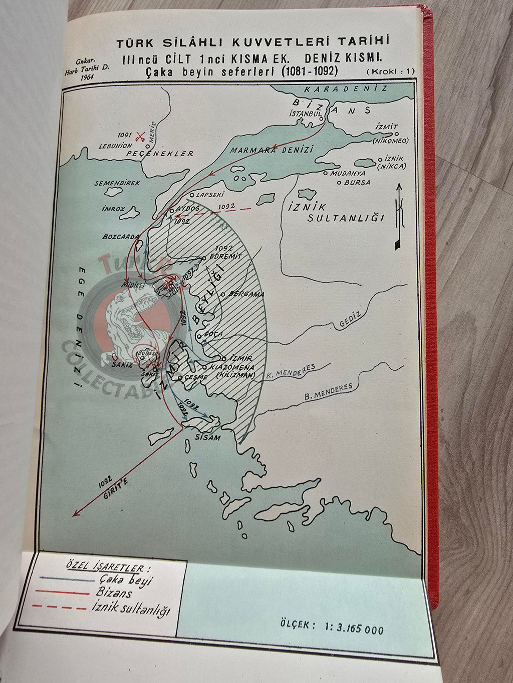 History of the Turkish Armed Forces: Maritime Section 1964 Turkish Book Military Ottoman Empire Maps