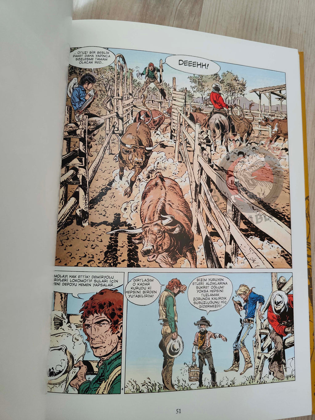 Comanche Vol #1 Issue #1–3 HC Turkish Comic Turkey Hermann & Greg Red Dust