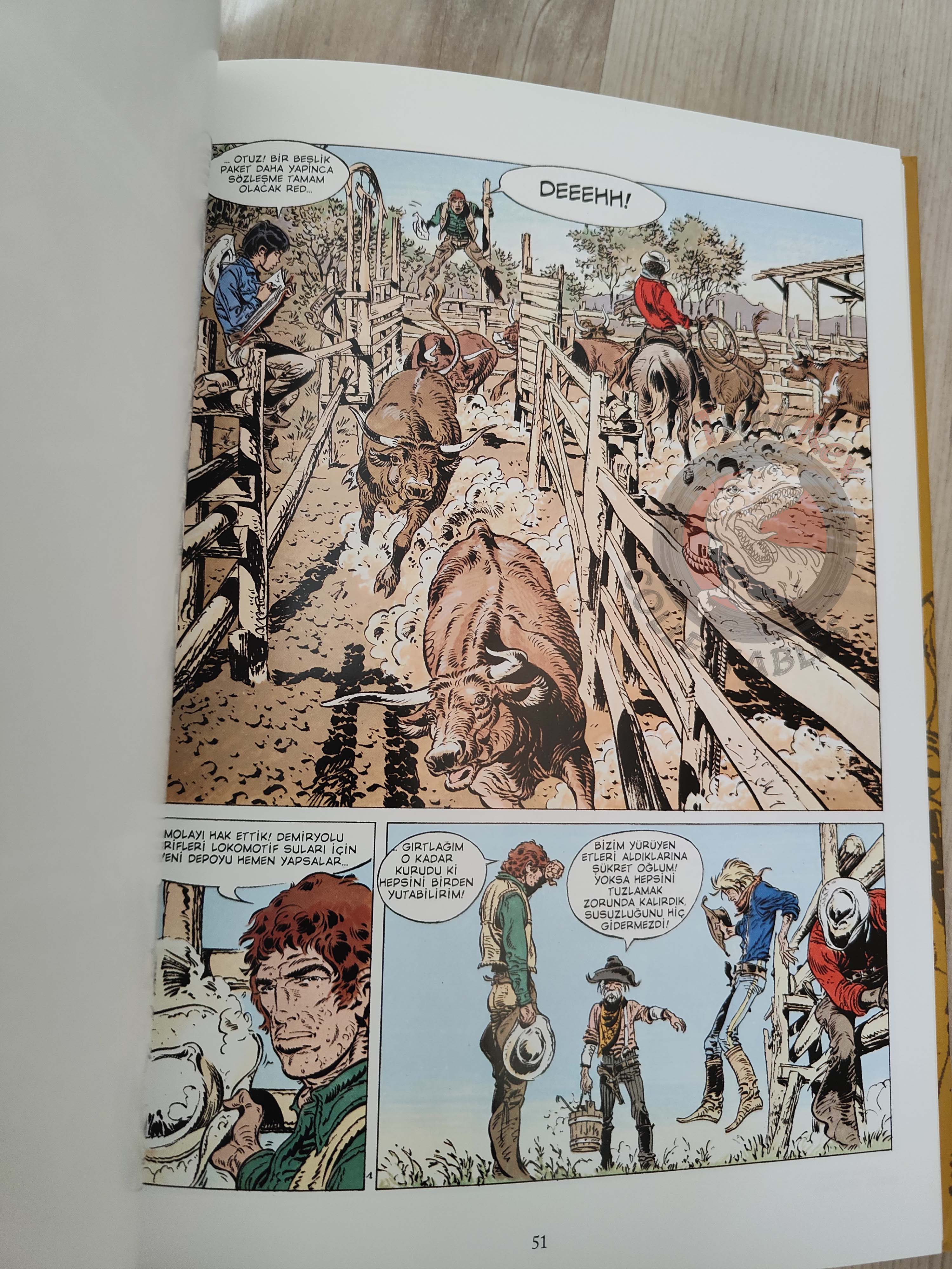 Comanche Vol #1 Issue #1–3 HC Turkish Comic Turkey Hermann & Greg Red Dust