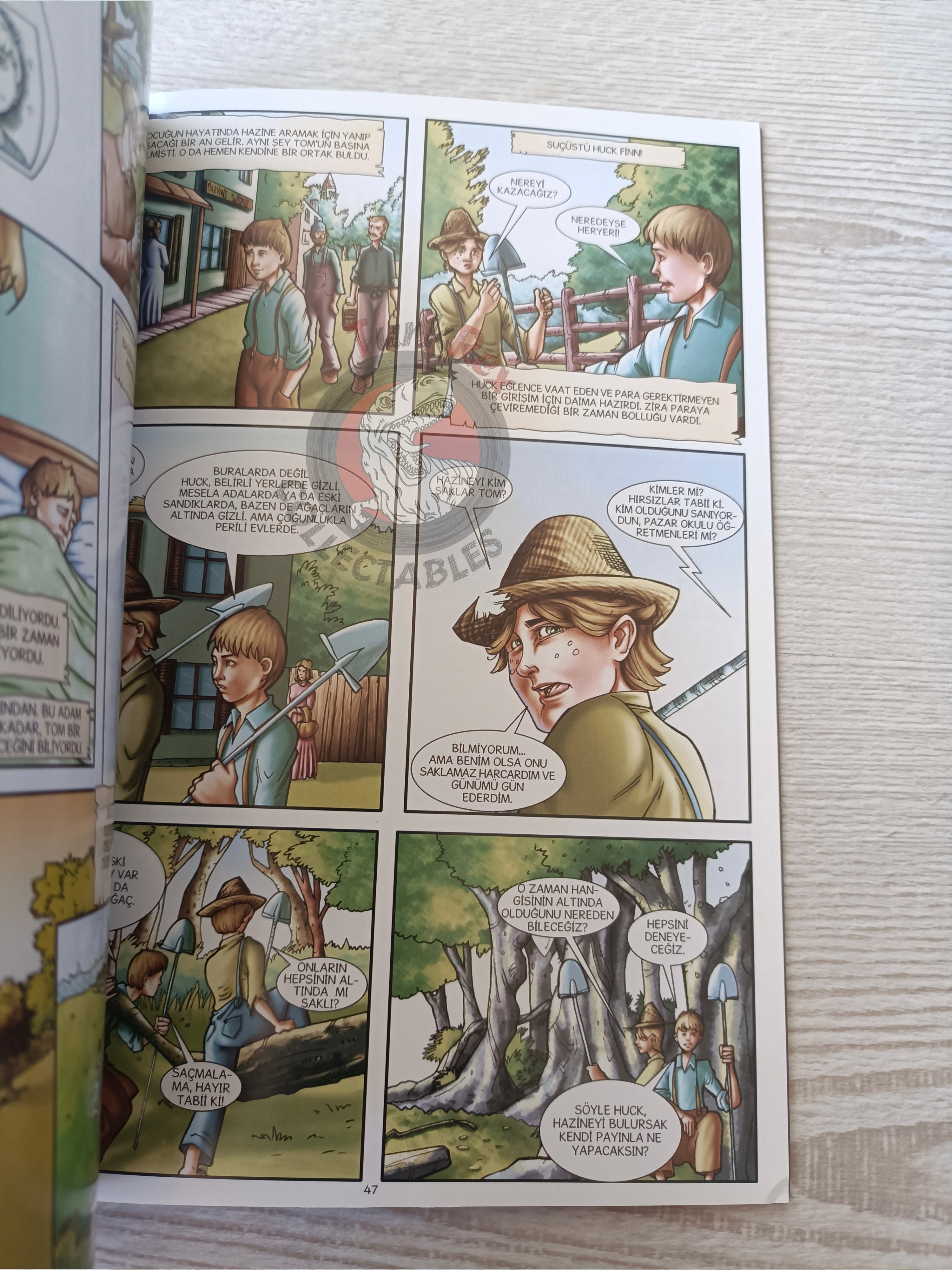 Tom Sawyer  – Mark Twain Turkish Comic Turkey Campfire Classics