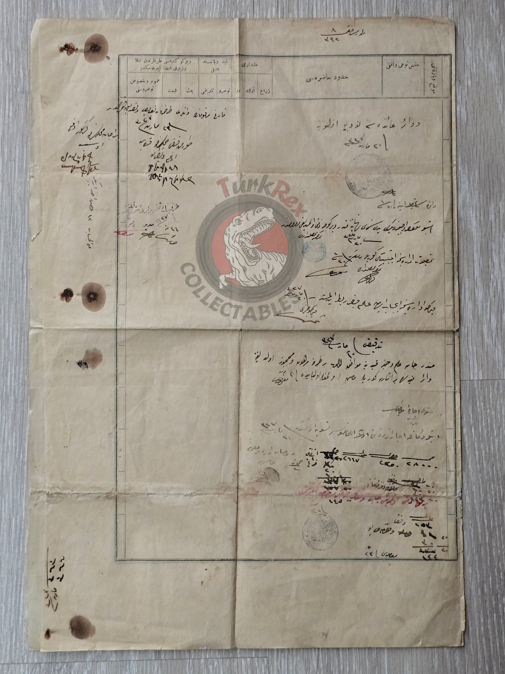 Ottoman 1911 Land Deed Shop in Adana Armenian and Kurdish Citizen Title Deed Armenia Kurds