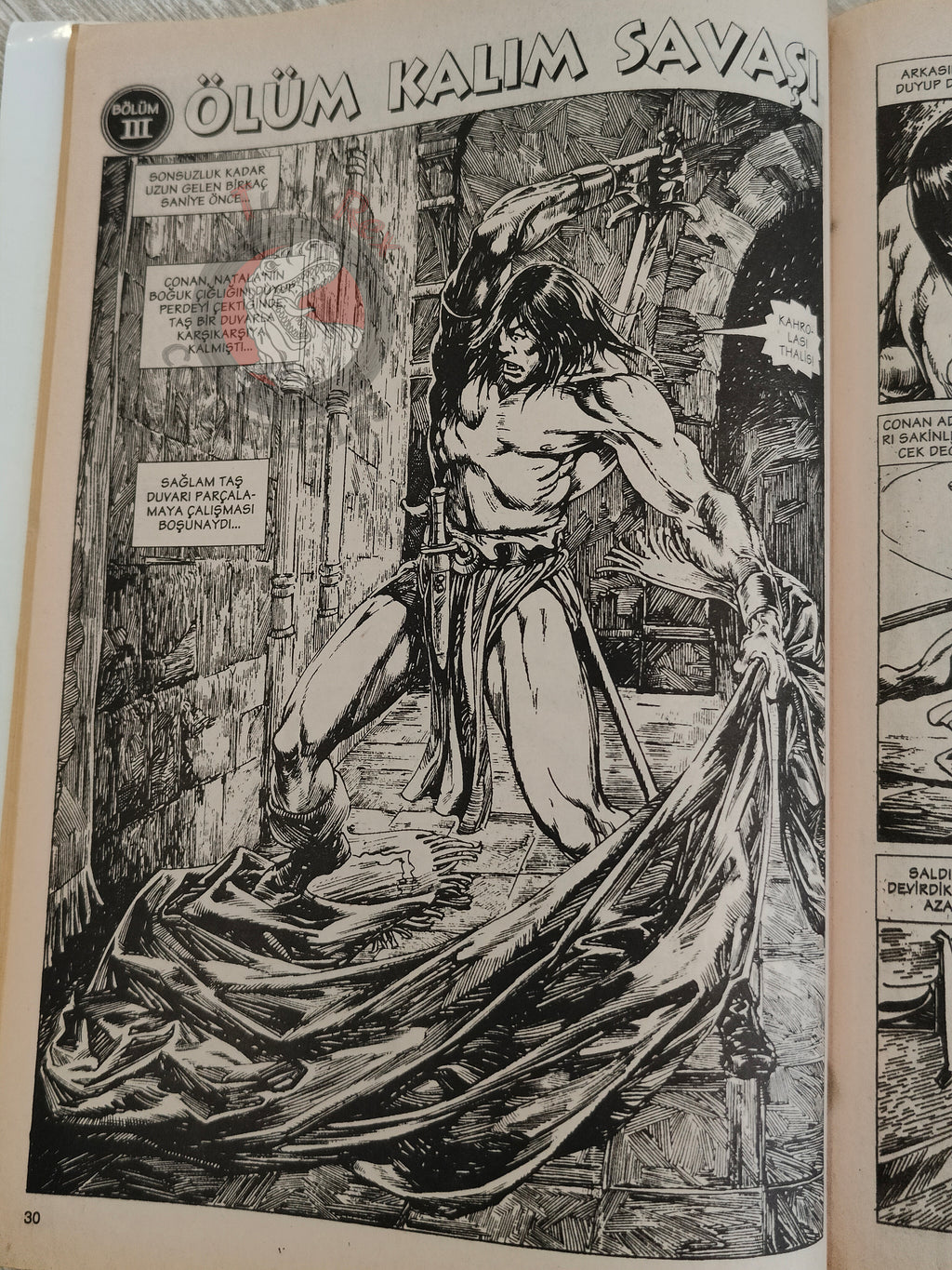 Conan #12 The Savage Sword of Conan #20 #21 Turkish Comic Turkey
