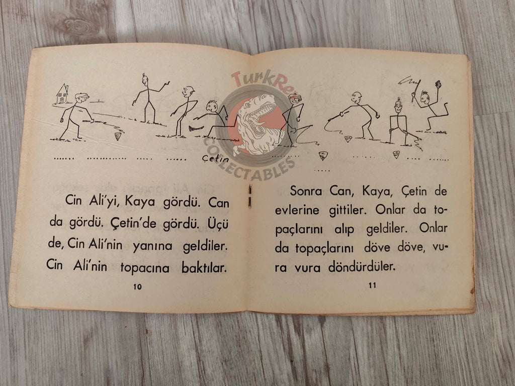 Cin Ali Series 3 – Rasim Kaygusuz 1970s Turkish Book Turkey Illustrated Education