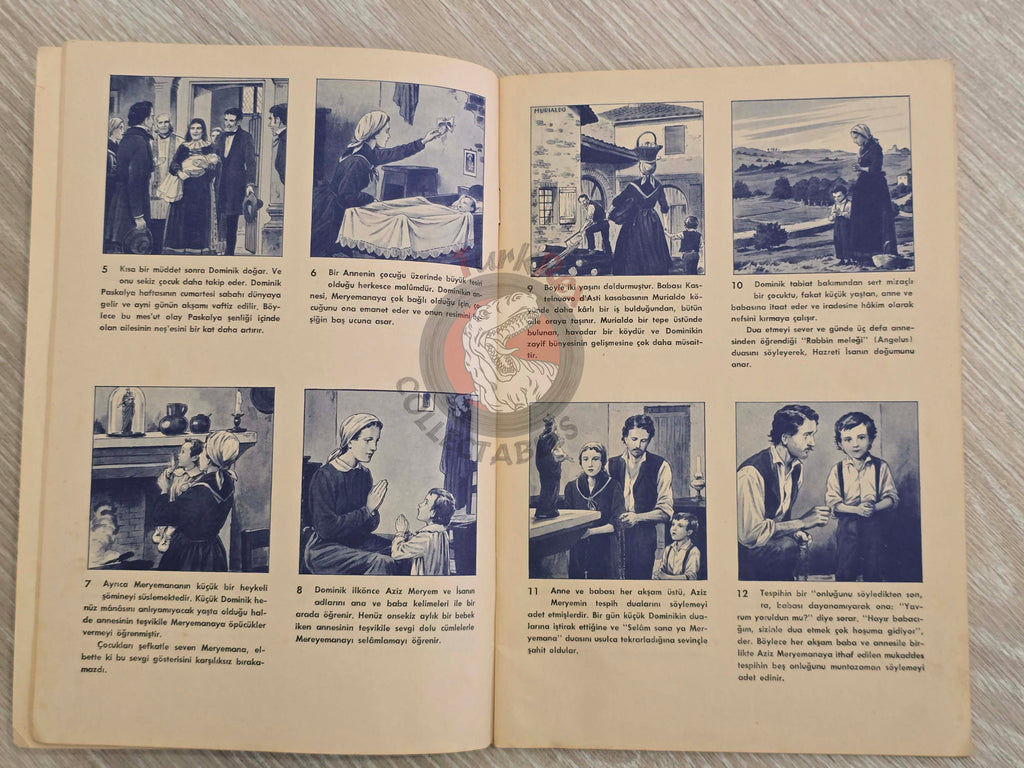 Gaston Courtois – Saint Dominic Savio 1962 1st Turkish Book Turkey