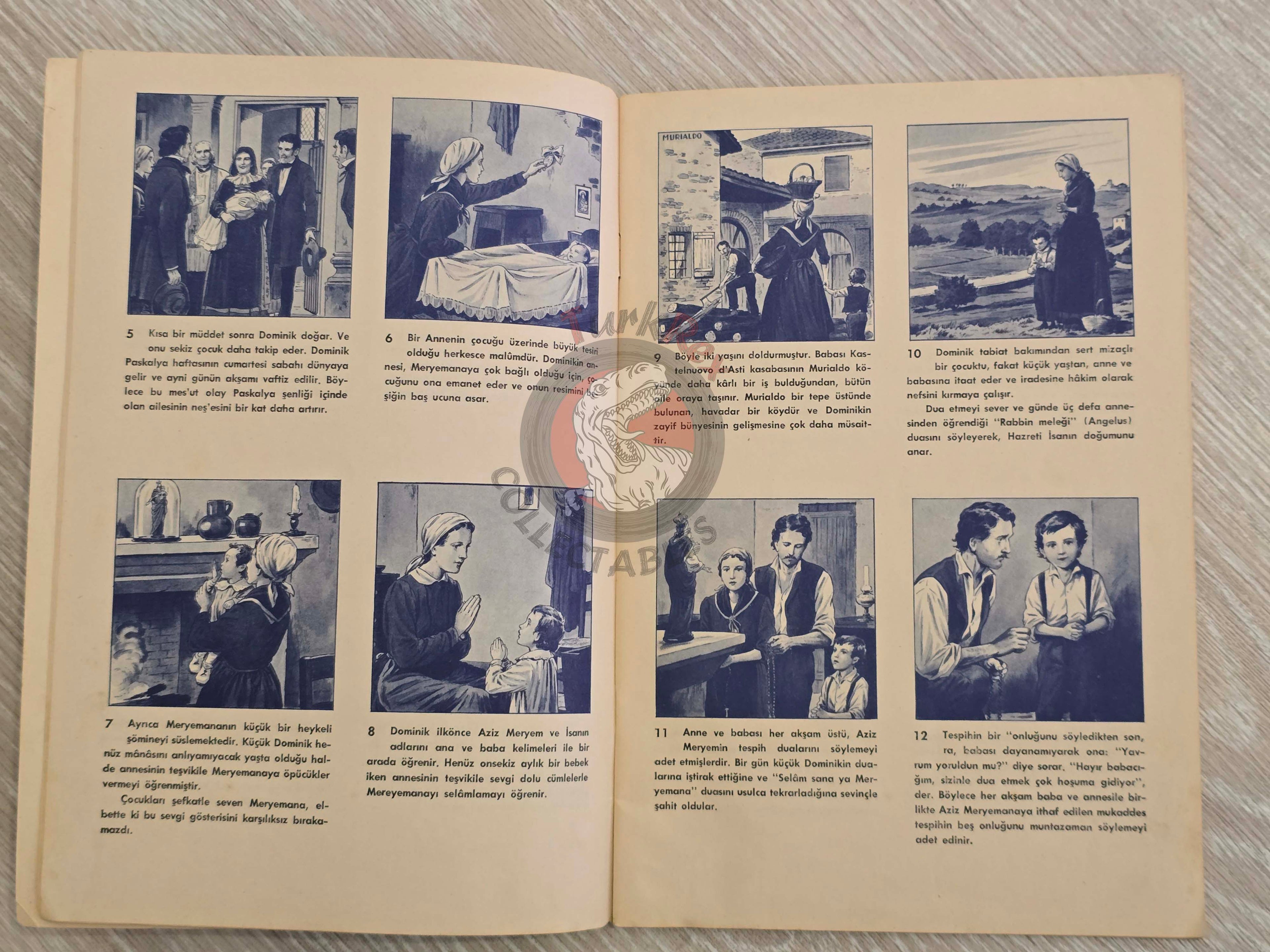 Gaston Courtois – Saint Dominic Savio 1962 1st Turkish Book Turkey