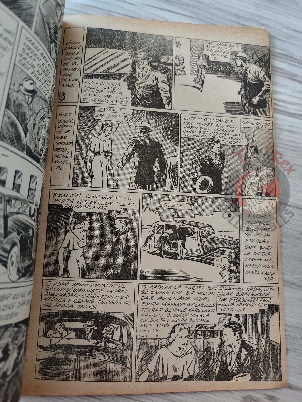 1001 Roman 1944 The Green Nest Turkish Comic Mag Turkey