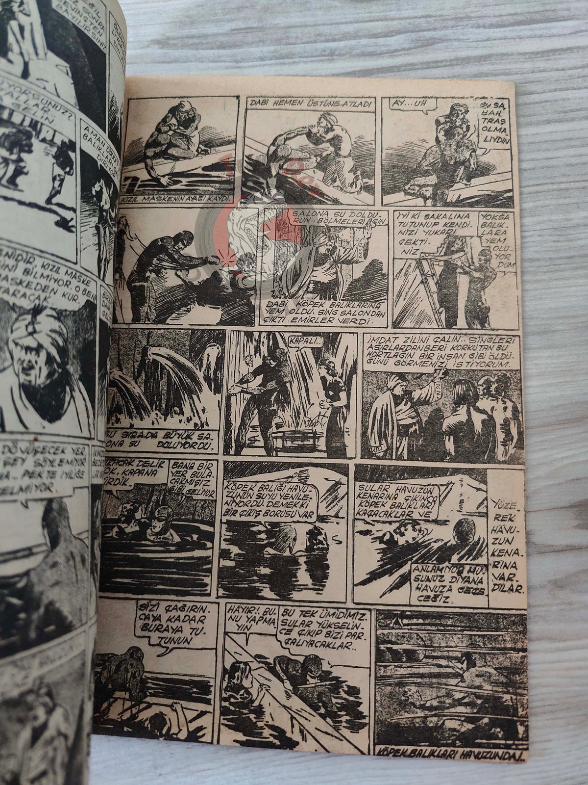 1001 Roman 1943 The Phantom - The Singh Brotherhood Turkish Comic Mag Turkey
