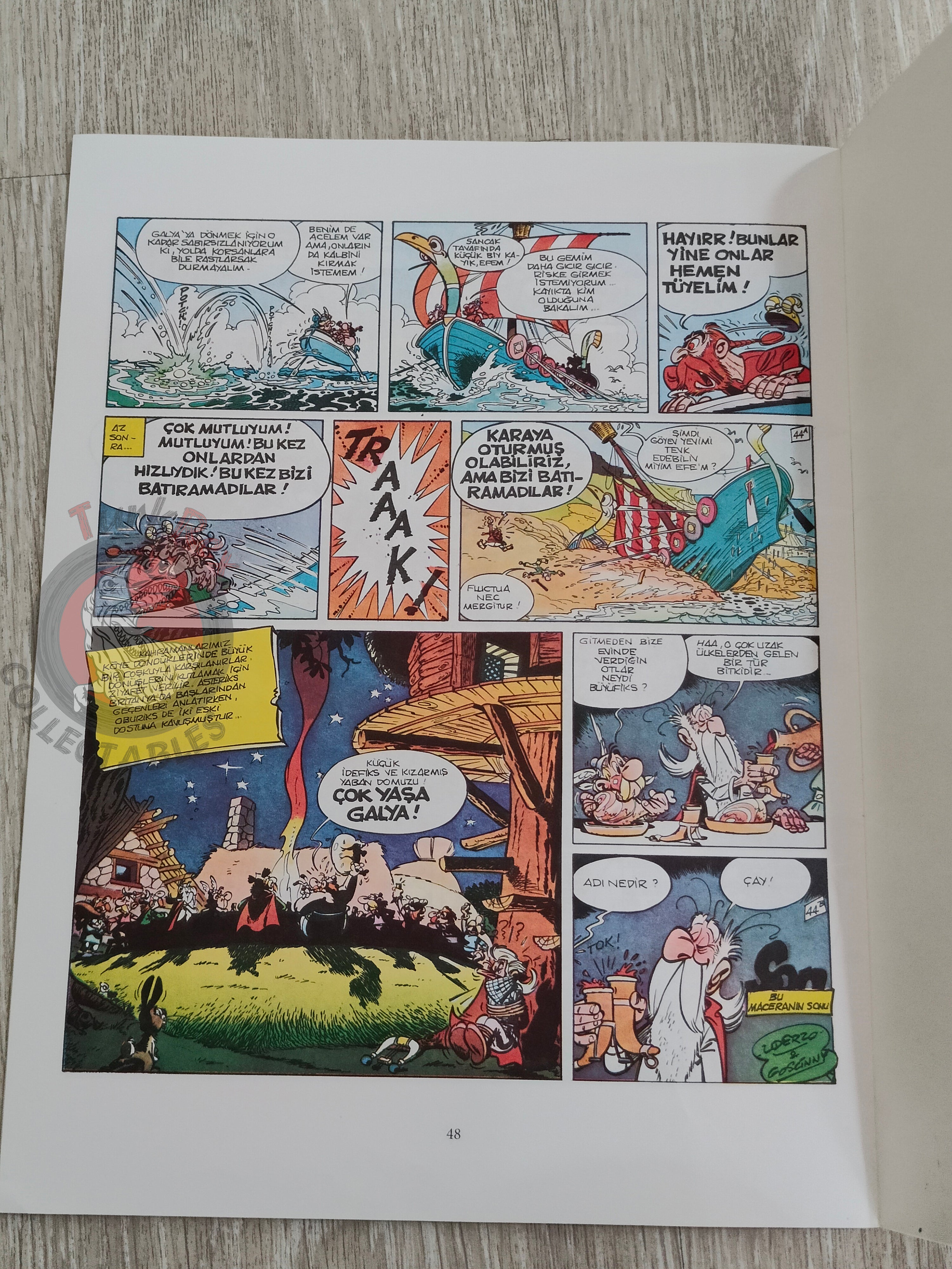 Asterix – Asterix in Britain 1996 Turkish Edition Comic Turkey
