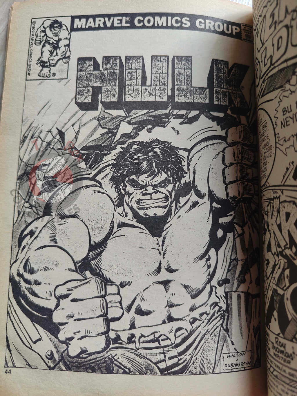 Hulk #9 1988 Turkish Comic Turkey cover #18 #130