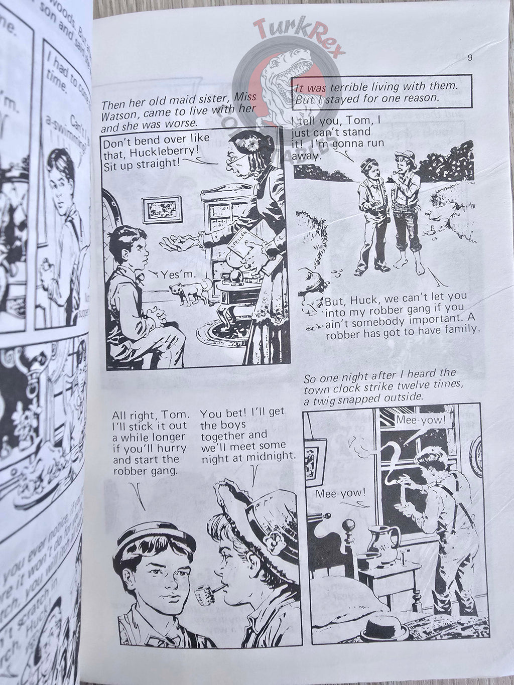Mark Twain – Huckleberry Finn Now Age Books Illustrated Series 1990 Turkey Comic English