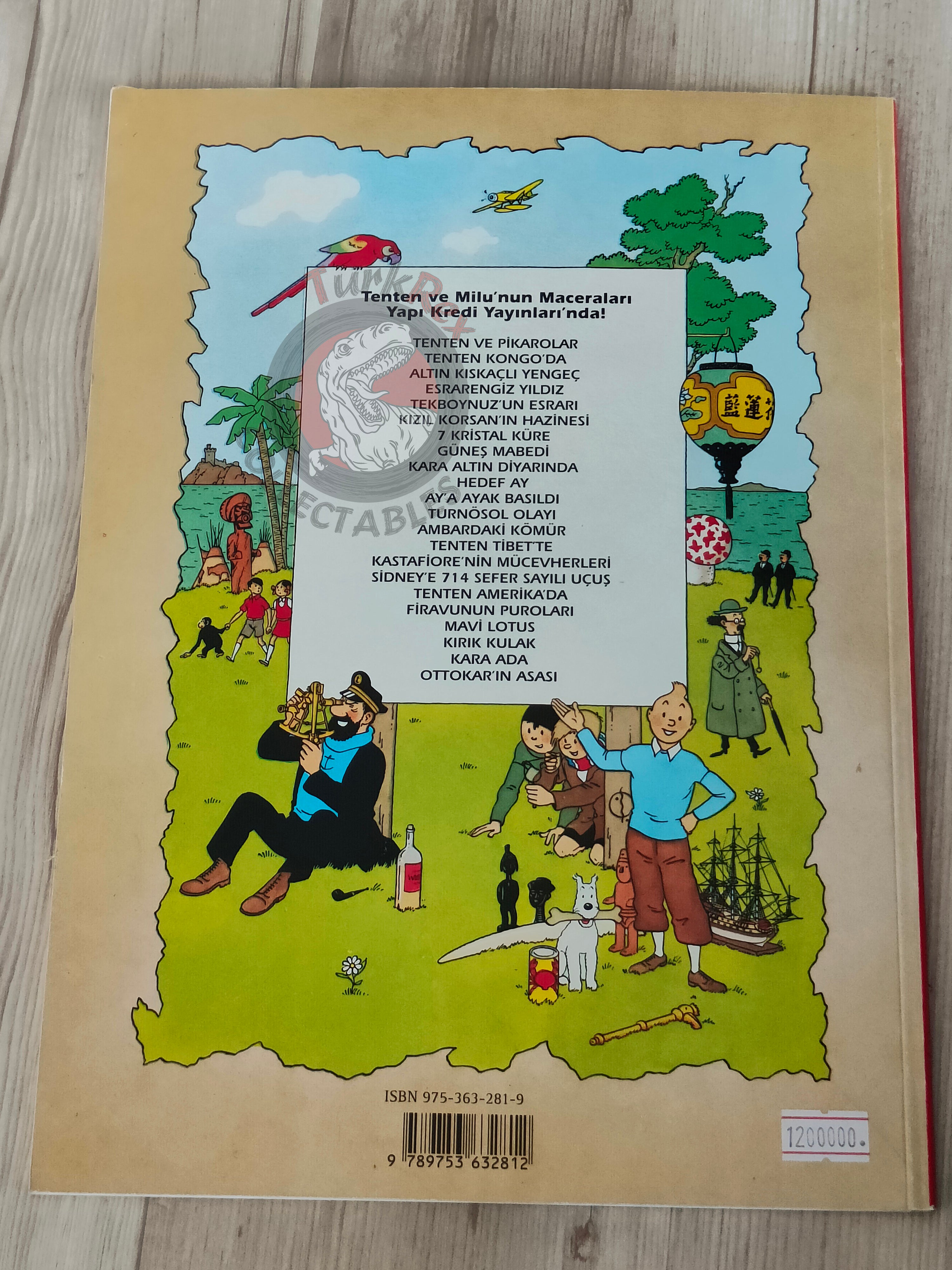 Tintin – The Secret of the Unicorn 1998 Turkish Edition Comic Turkey 2nd YKY