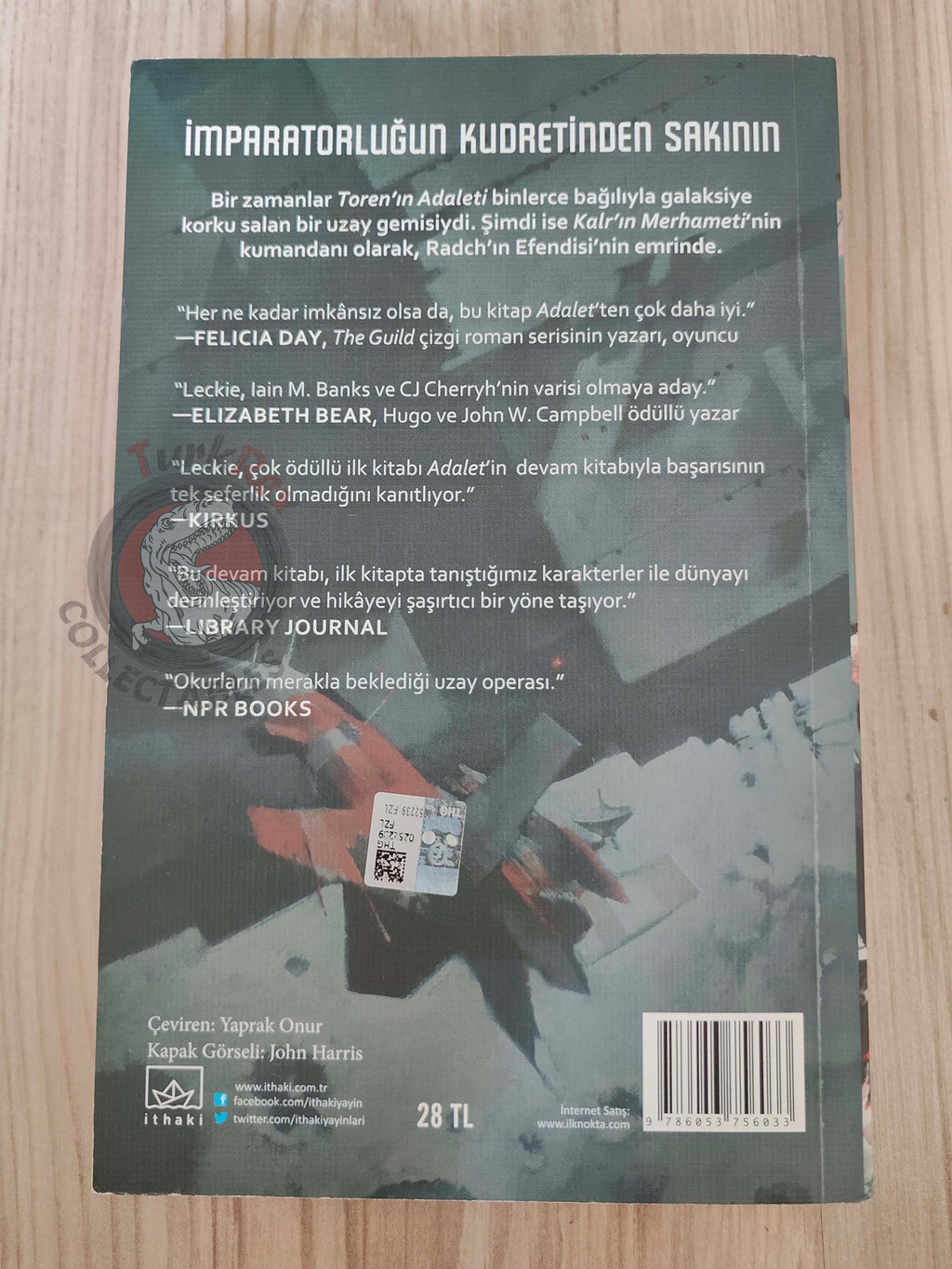Ann Leckie – Ancillary  Sword 2016 1st Turkish Book Turkey