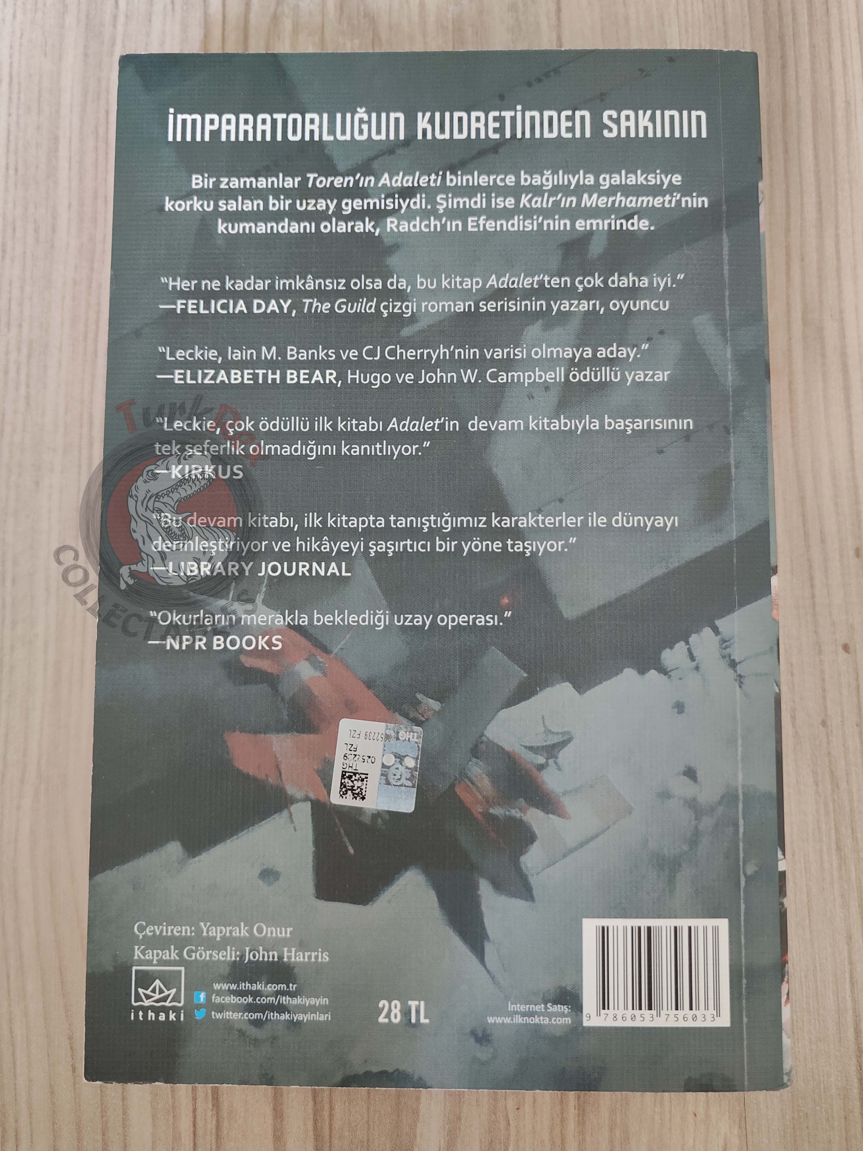 Ann Leckie – Ancillary  Sword 2016 1st Turkish Book Turkey