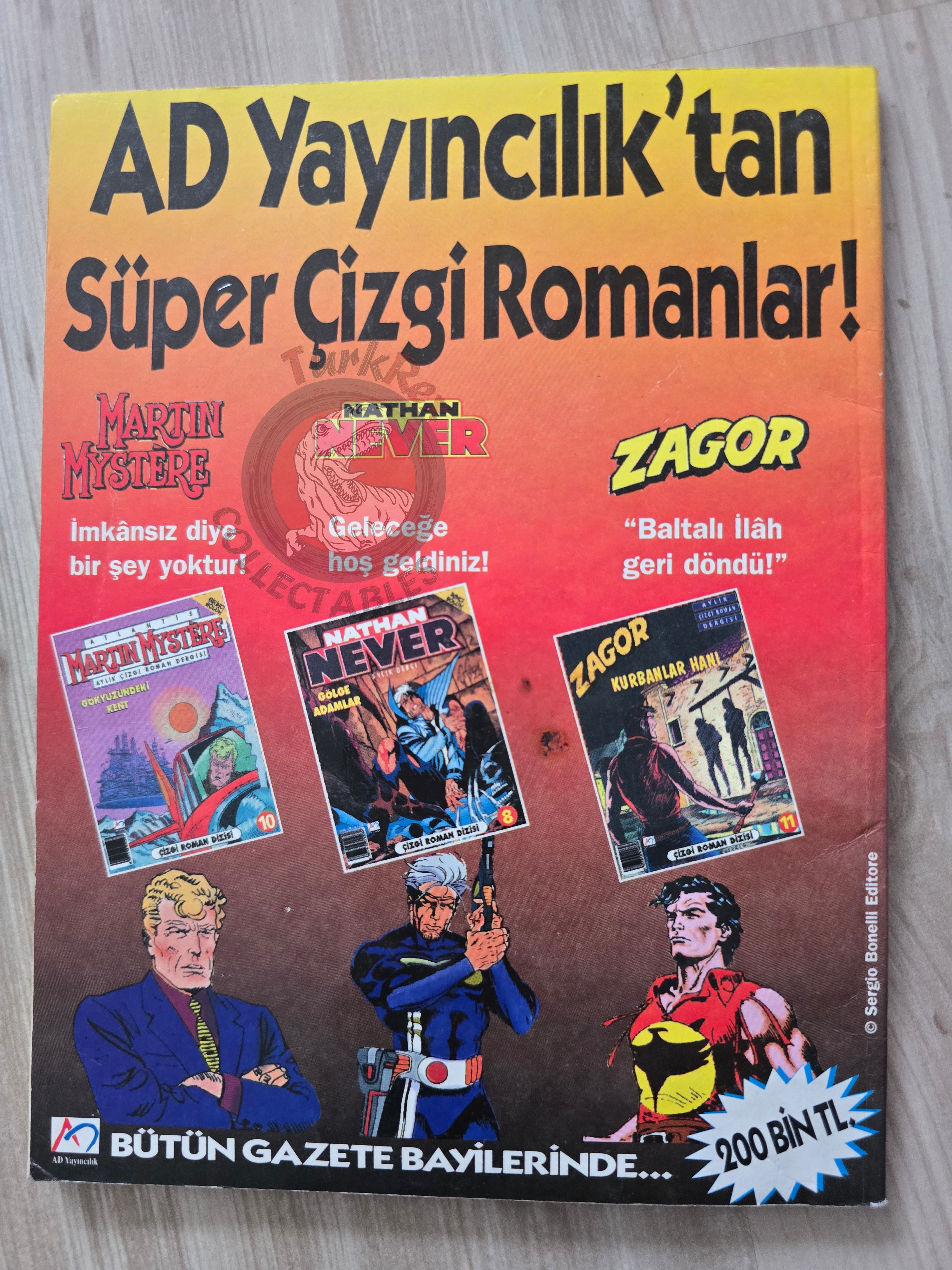Dylan Dog #9 1997 Turkish Comic Turkey #11 Diabolo il grande