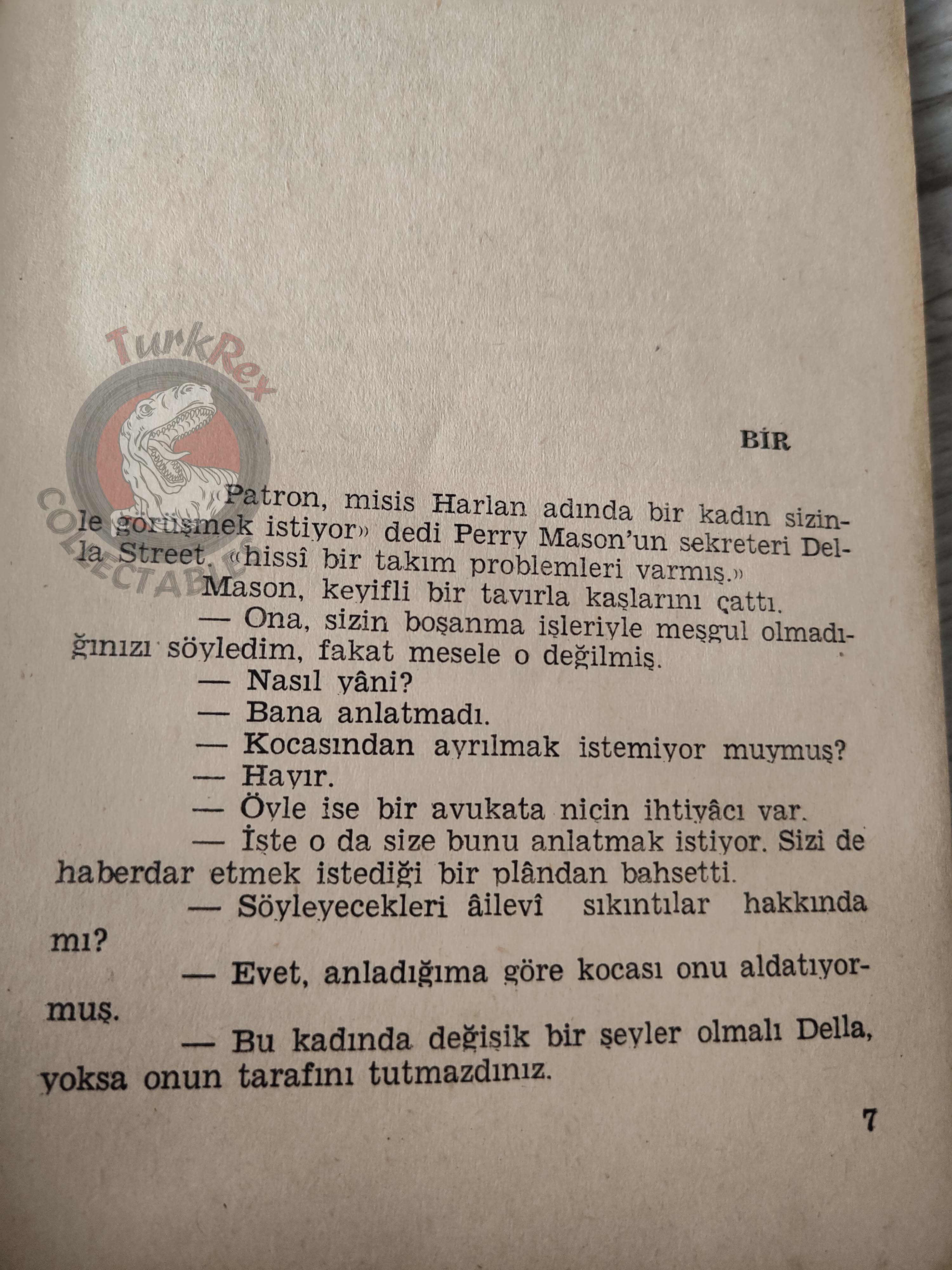 Erle Stanley Gardner – Case of the Nervous Accomplice 1969 Turkish Book Turkey