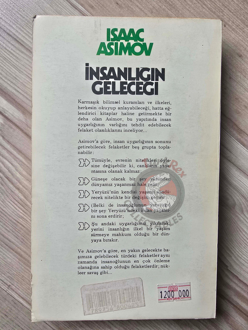 Isaac Asimov – A Choice of Catastrophes 1991 Turkish Book Turkey