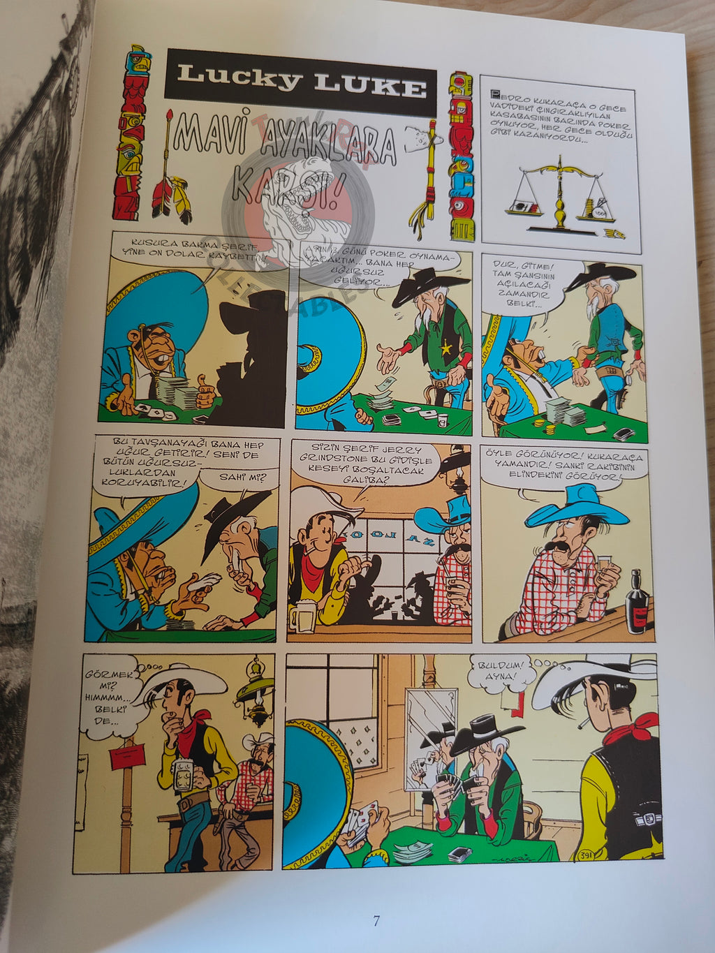 Lucky Luke – L'integrale #4 Turkish Comic Turkey Alerte aux Pieds-Bleus