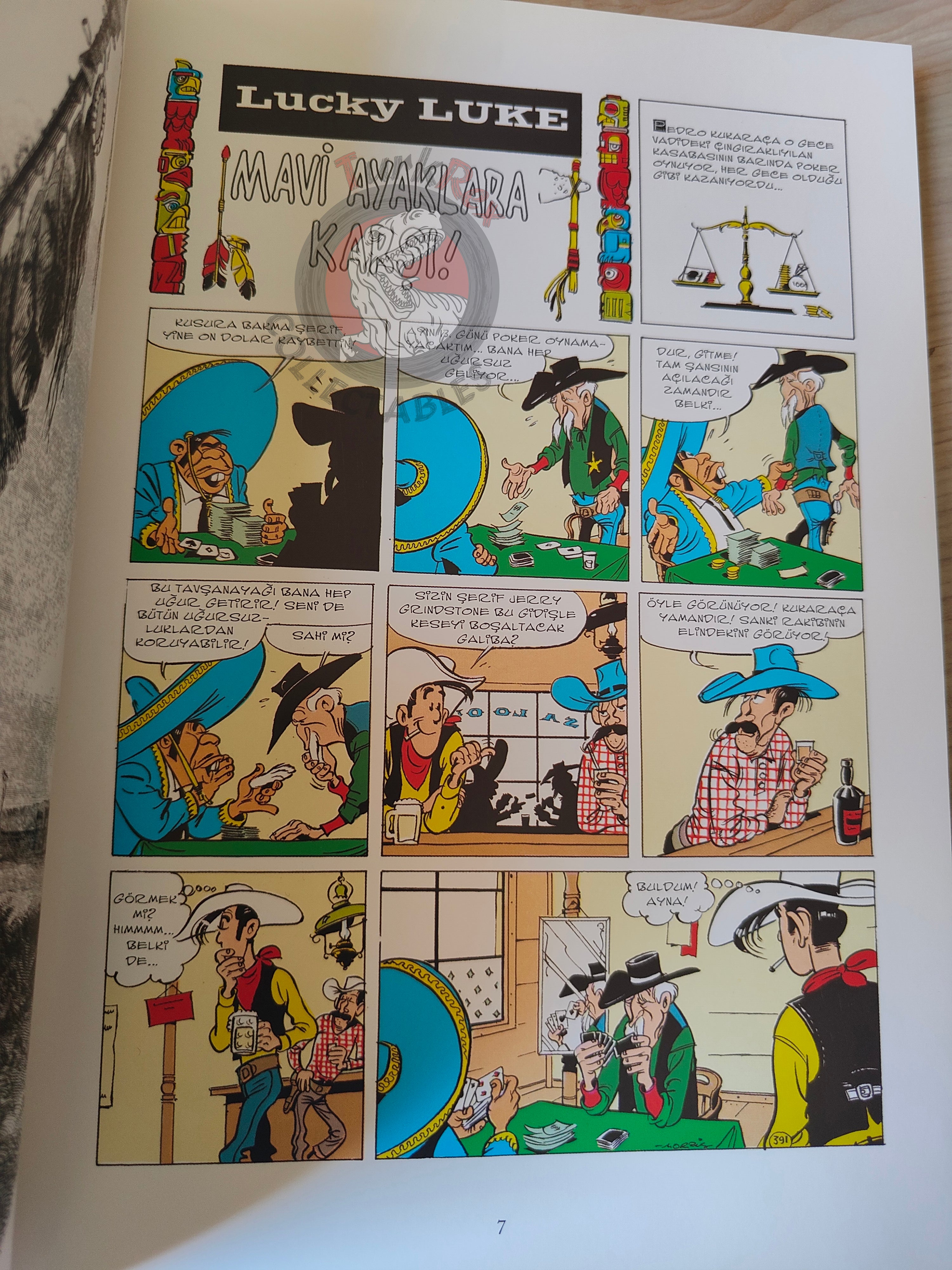 Lucky Luke – L'integrale #4 Turkish Comic Turkey Alerte aux Pieds-Bleus